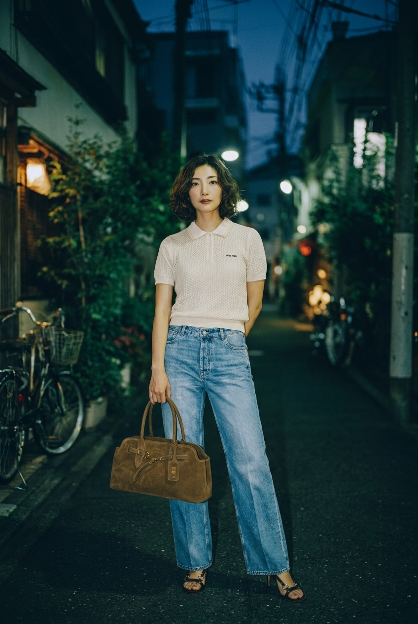 Miu Miu、陽射しの強い日に、涼やかに。