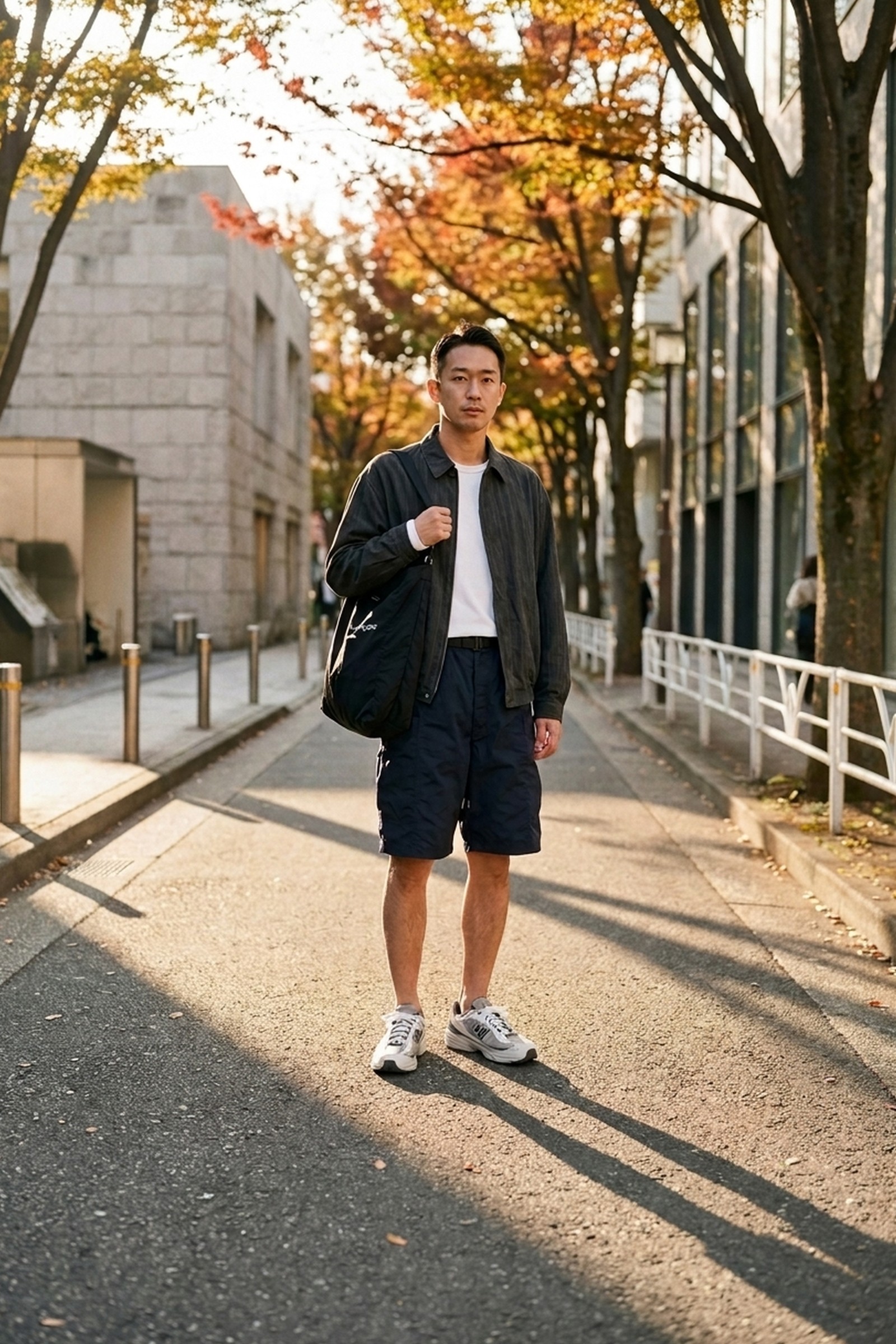 COMME des GARÇONS、秋の休日に、色を重ねて。