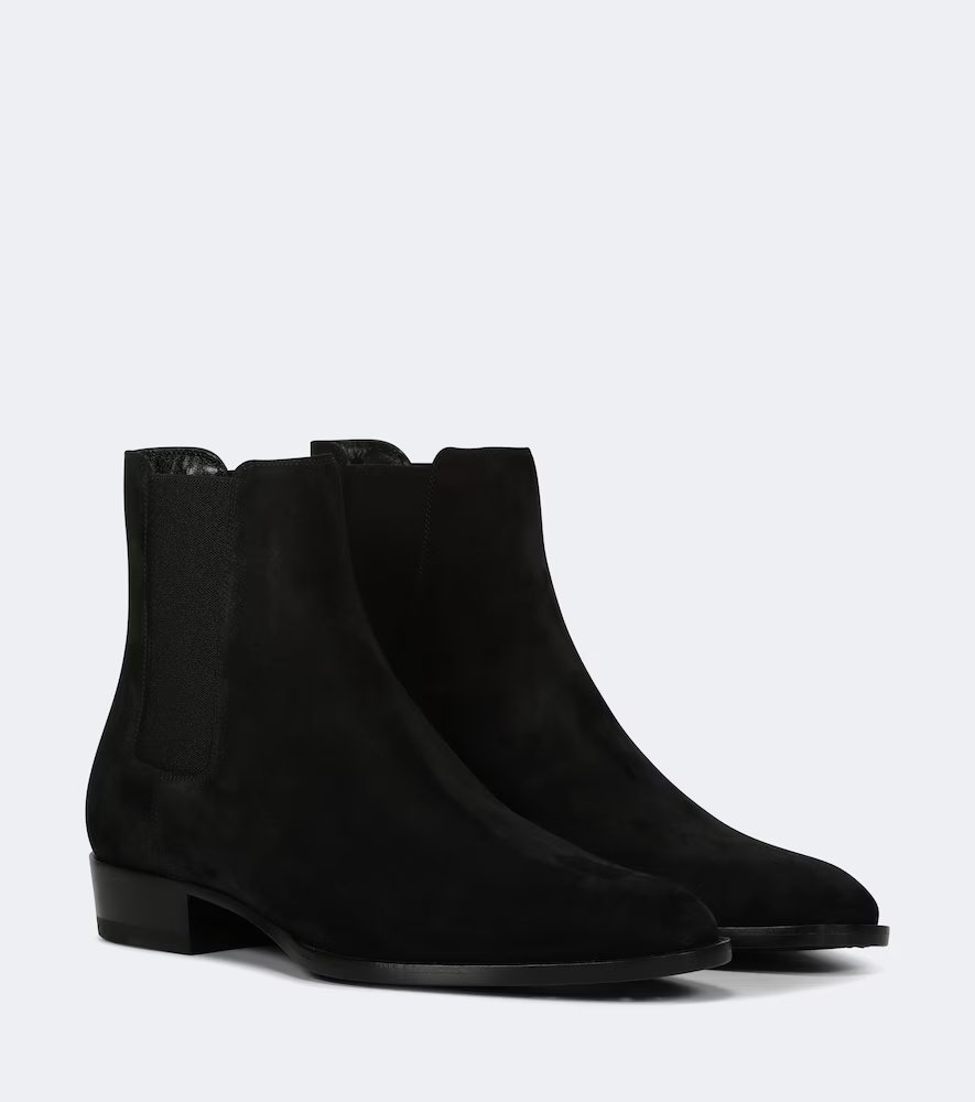 SAINT LAURENT ワイアットハーネスブーツ コーディネート集|秋冬のスタイリング