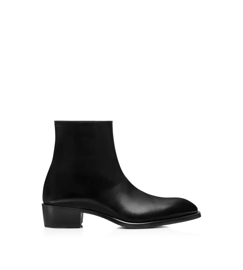 TOM FORD BURNISHED LEATHER VINCENT BOOT
