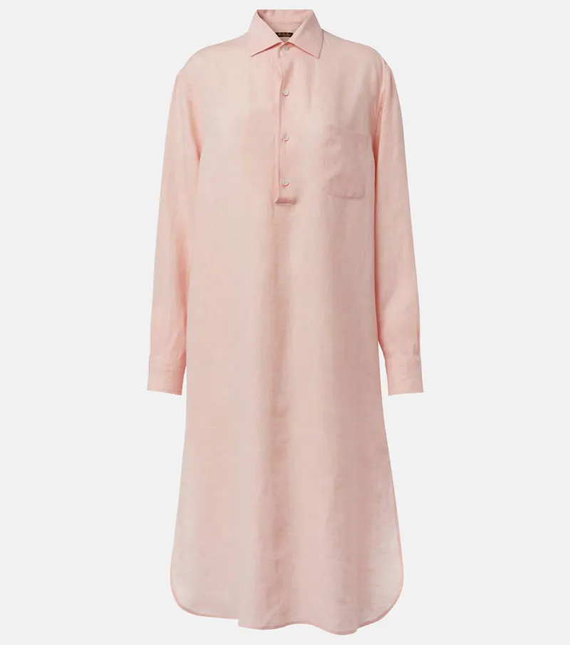 Loro Piana Loro Piana Lora linen shirt dress