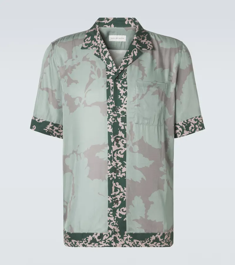 Dries Van Noten Dries Van Noten Printed bowling shirt