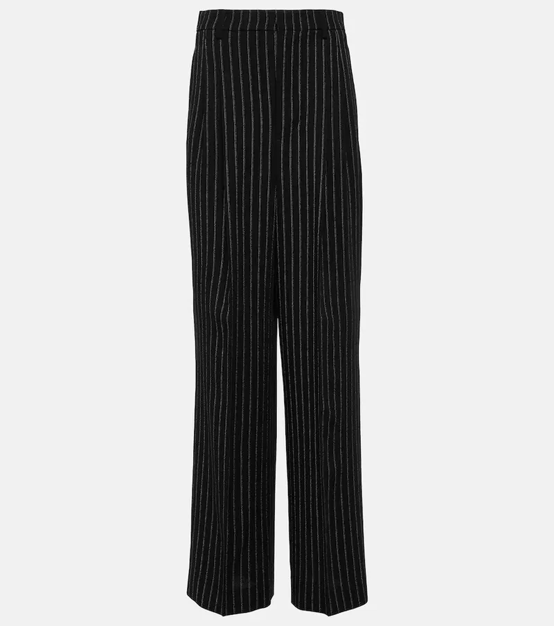 AMI Paris Ami Paris High-rise wool wide-leg pants