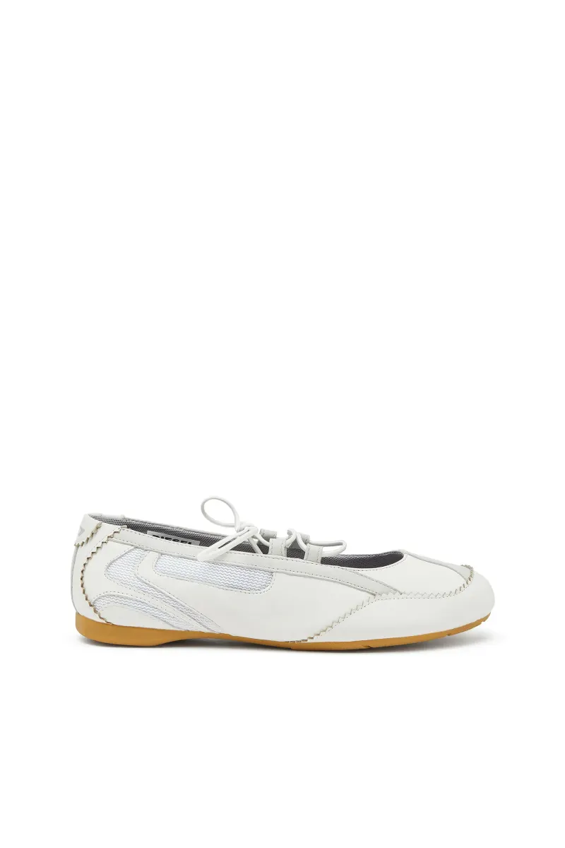 DIESEL ウィメンズ レースアップスニーカー D-MILE BALLERINA LACE UP W