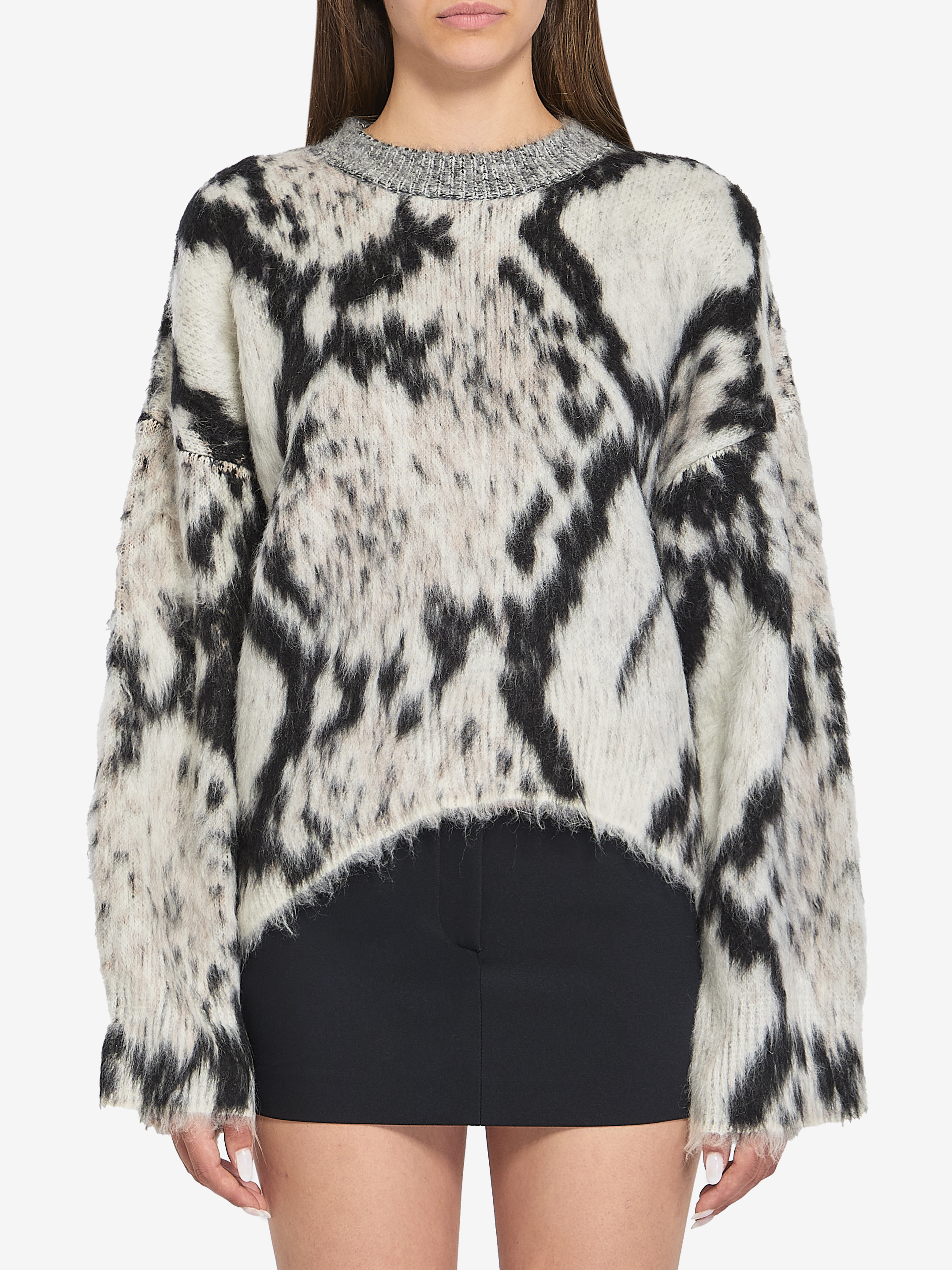 The Attico Pythonprint sweater