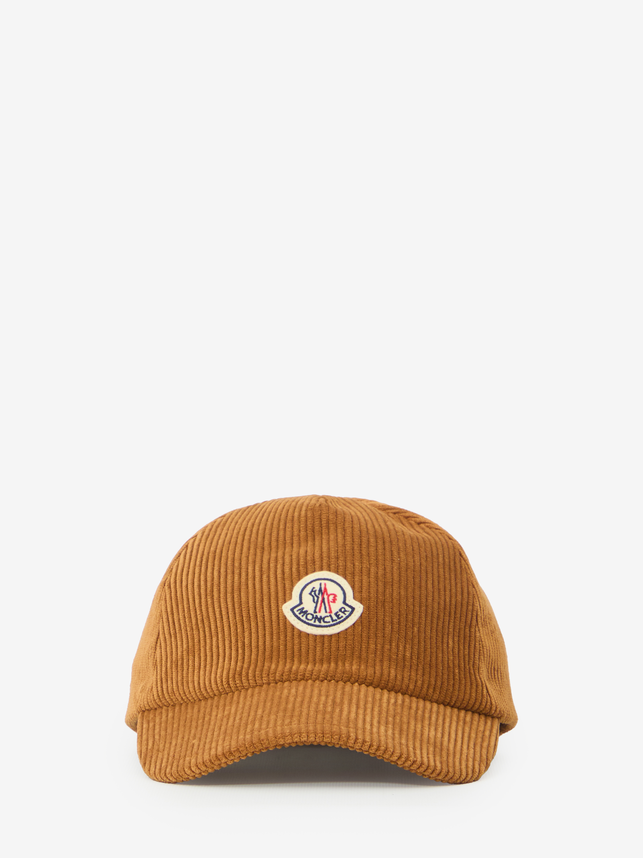 MONCLER Camel baseball cap