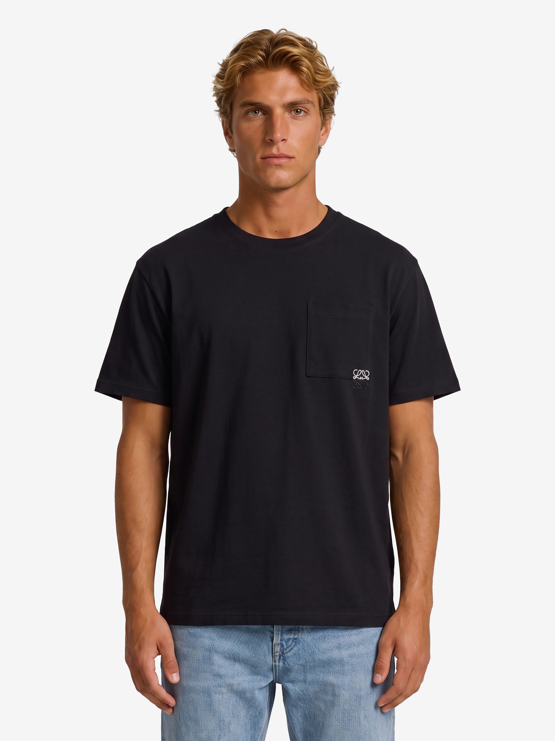 LOEWE Black cotton Tshirt