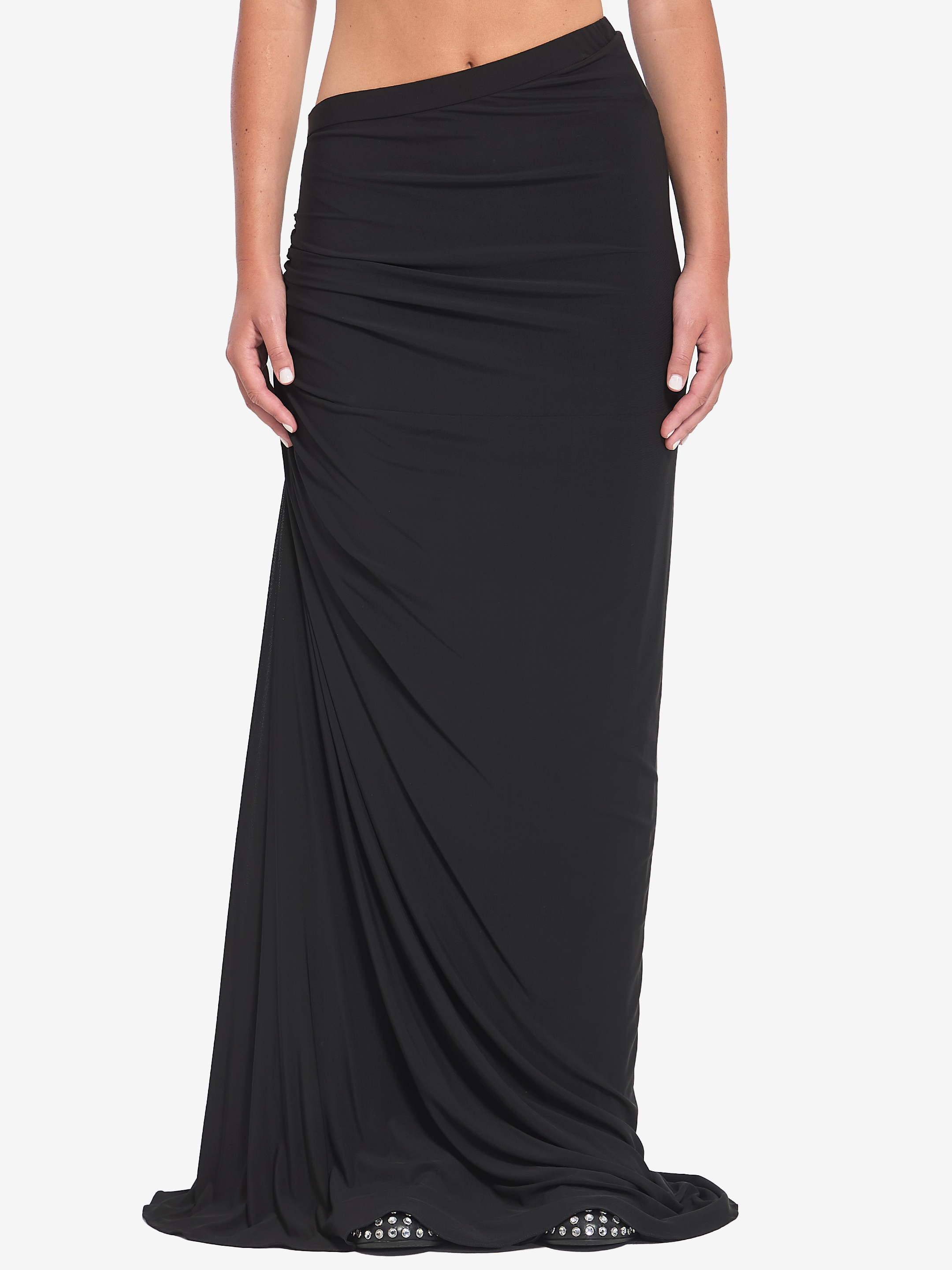 Alaïa Maxi draped jersey dress