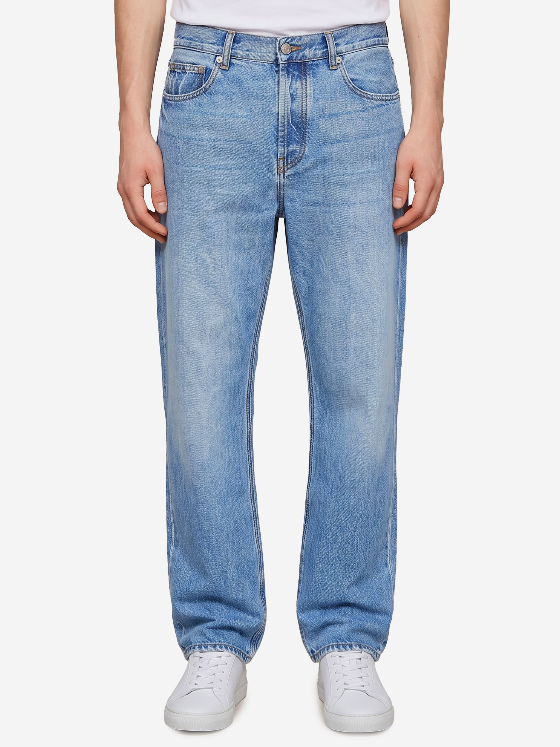 JACQUEMUS Denim pants DeNimes Droit