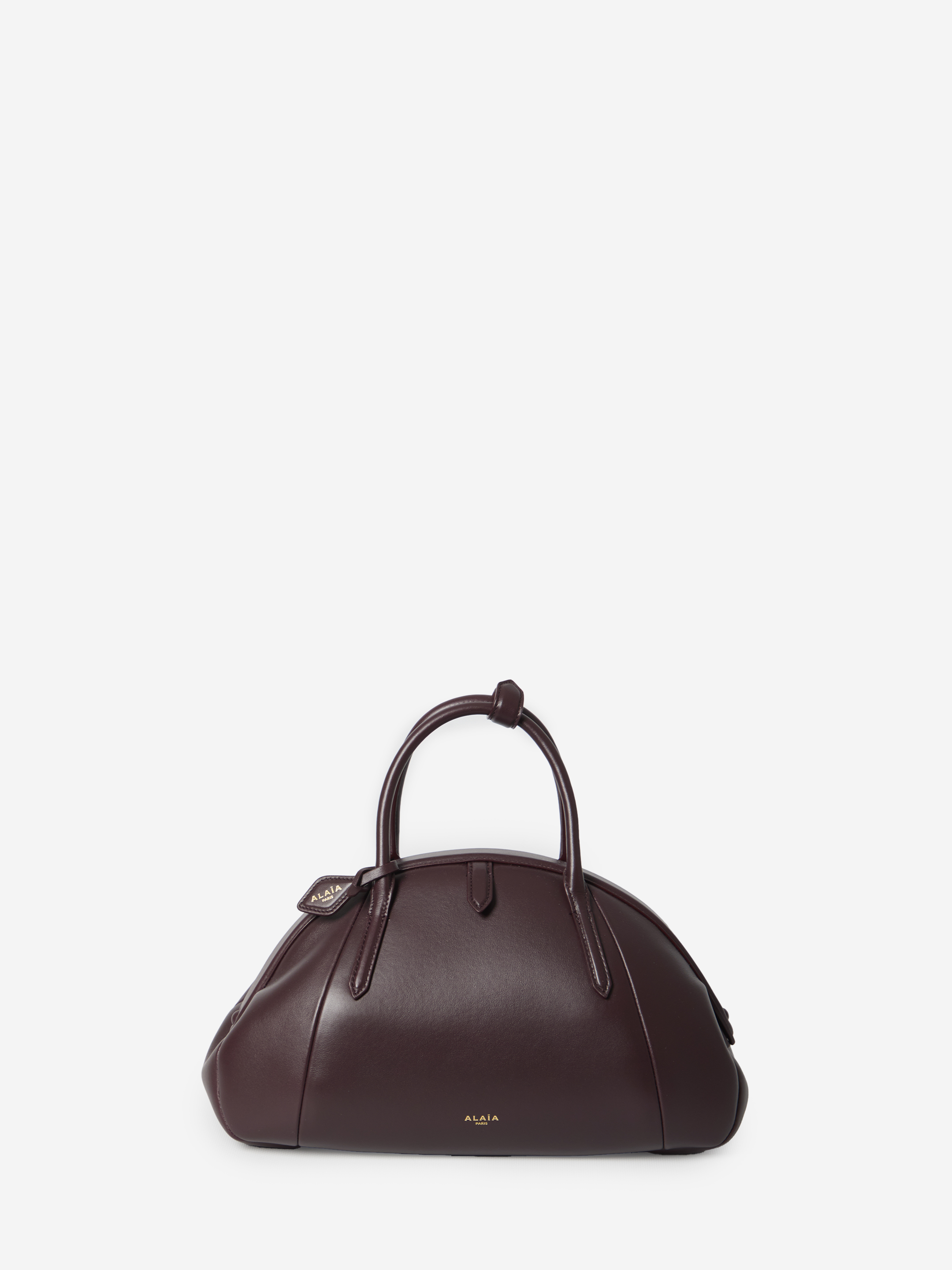 Alaïa Burgundy Top Handle leather bag