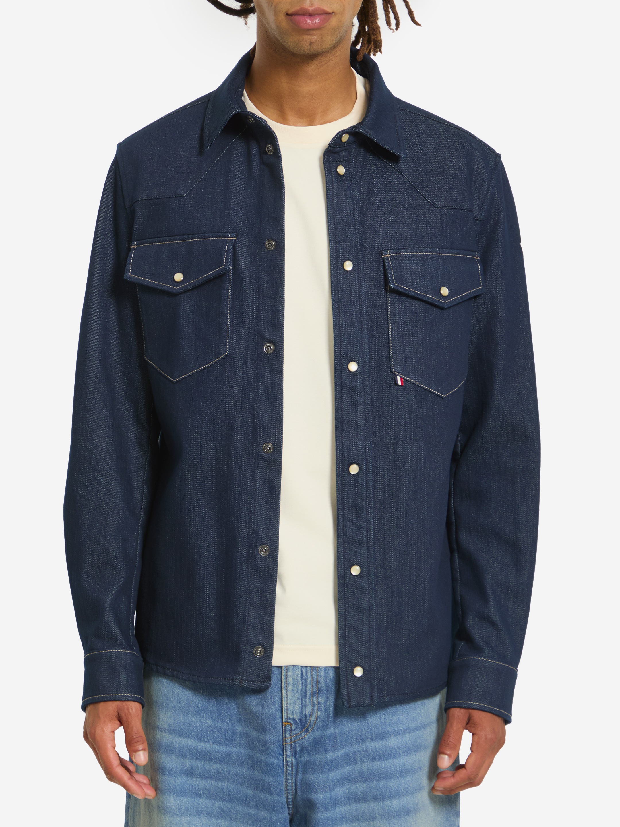 MONCLER Denim overshirt