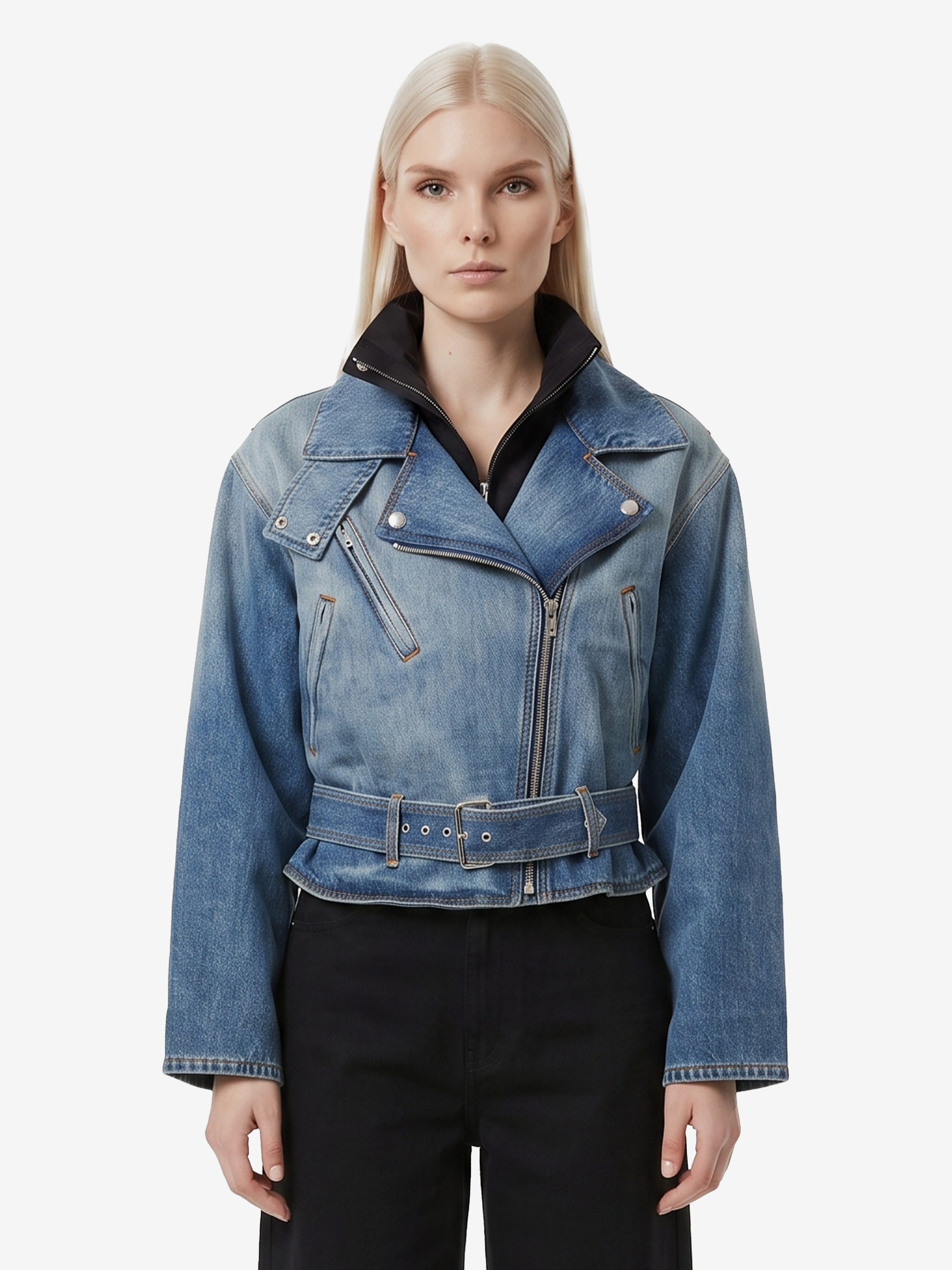 Alaïa Reverse denim jacket
