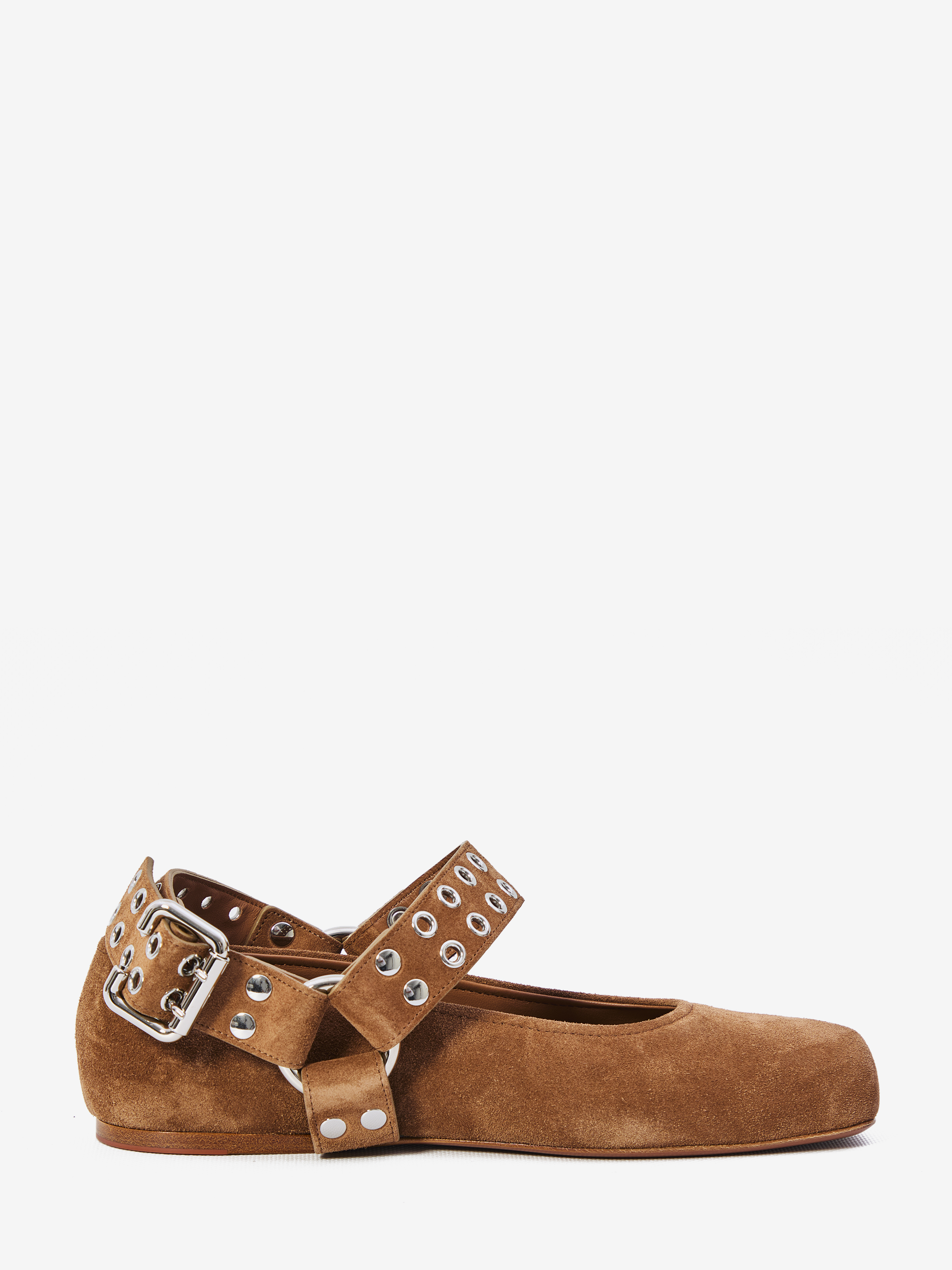 Alaïa Suede ballet flats