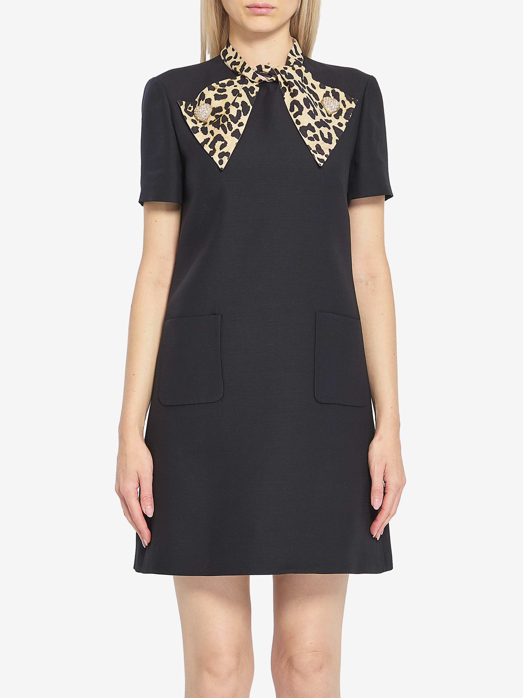 VALENTINO Bow dress in couture crepe