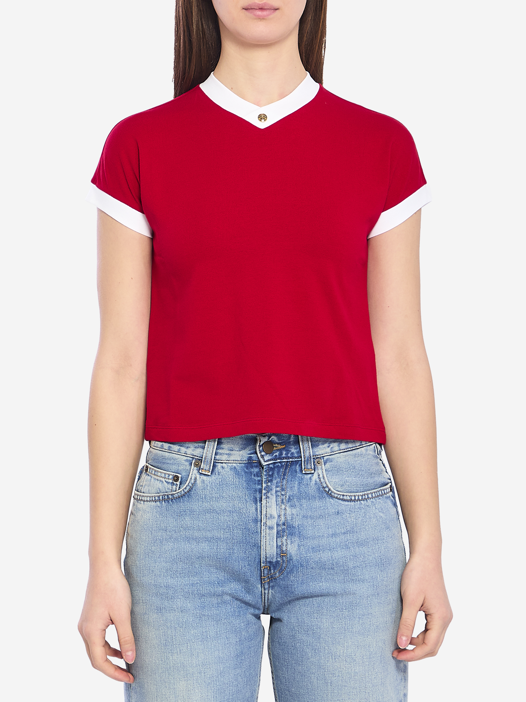 VERSACE Vintage stretch cotton Tshirt