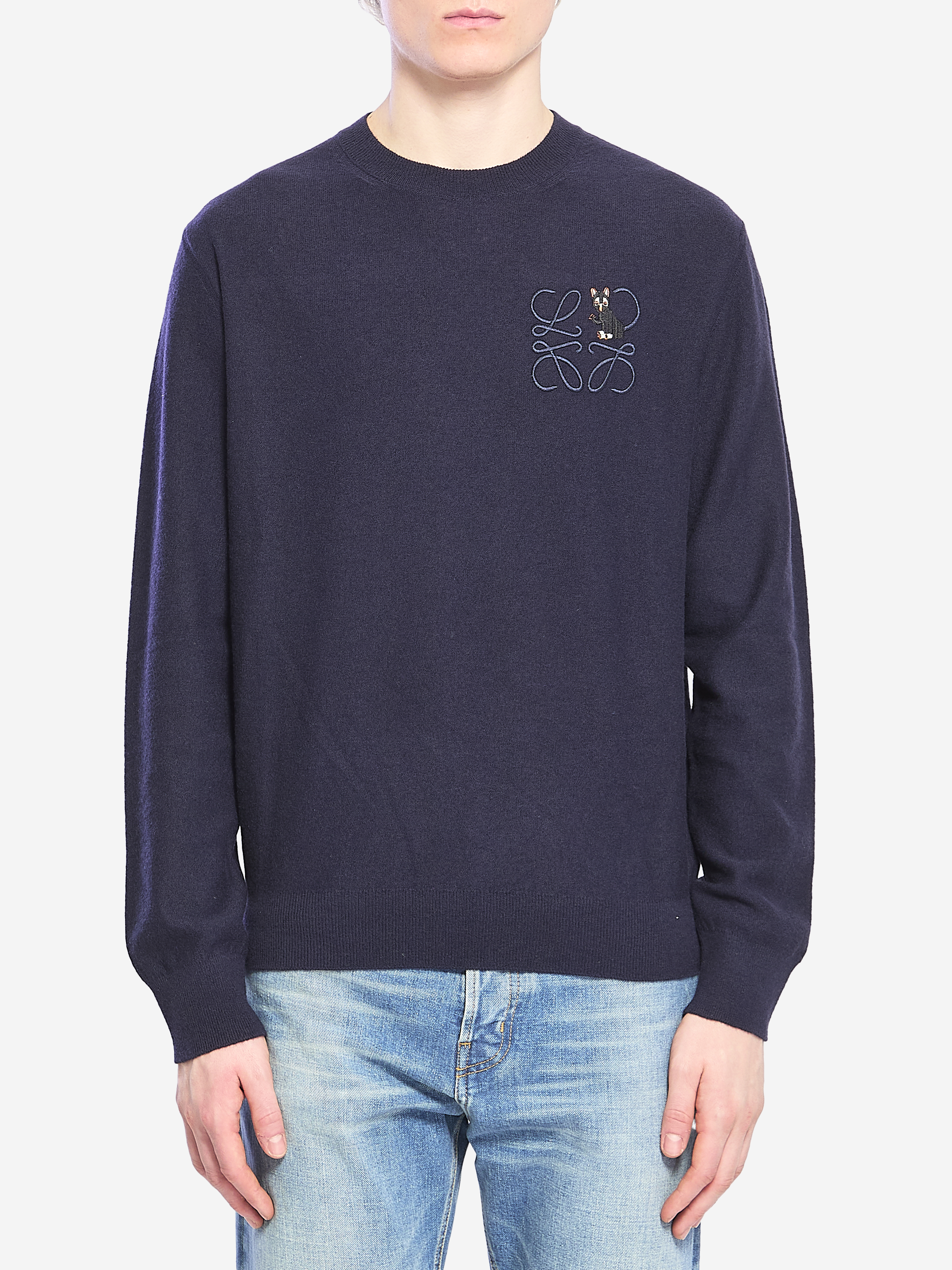 LOEWE Futurist Cat wool sweater