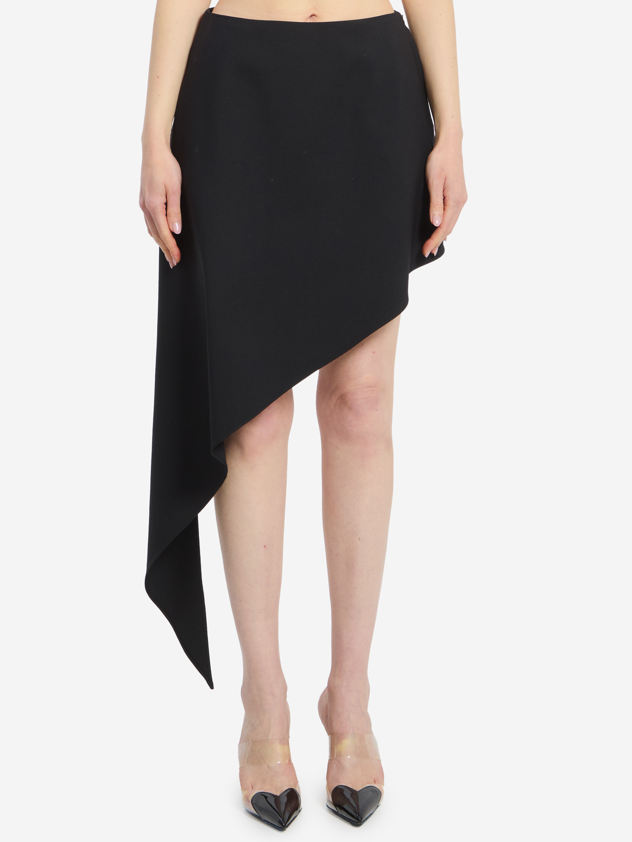 Alaïa Asymmetric pointed skirt