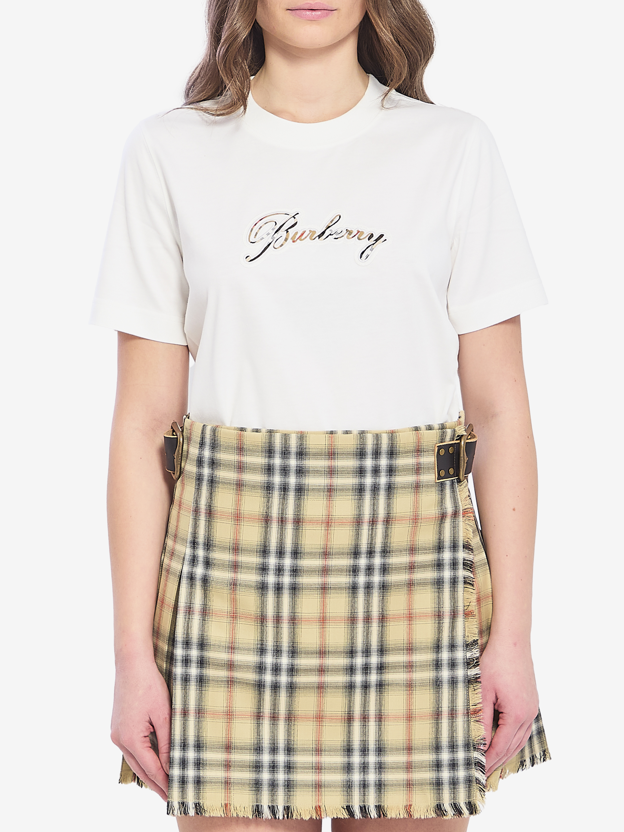 Burberry Check cotton tshirt