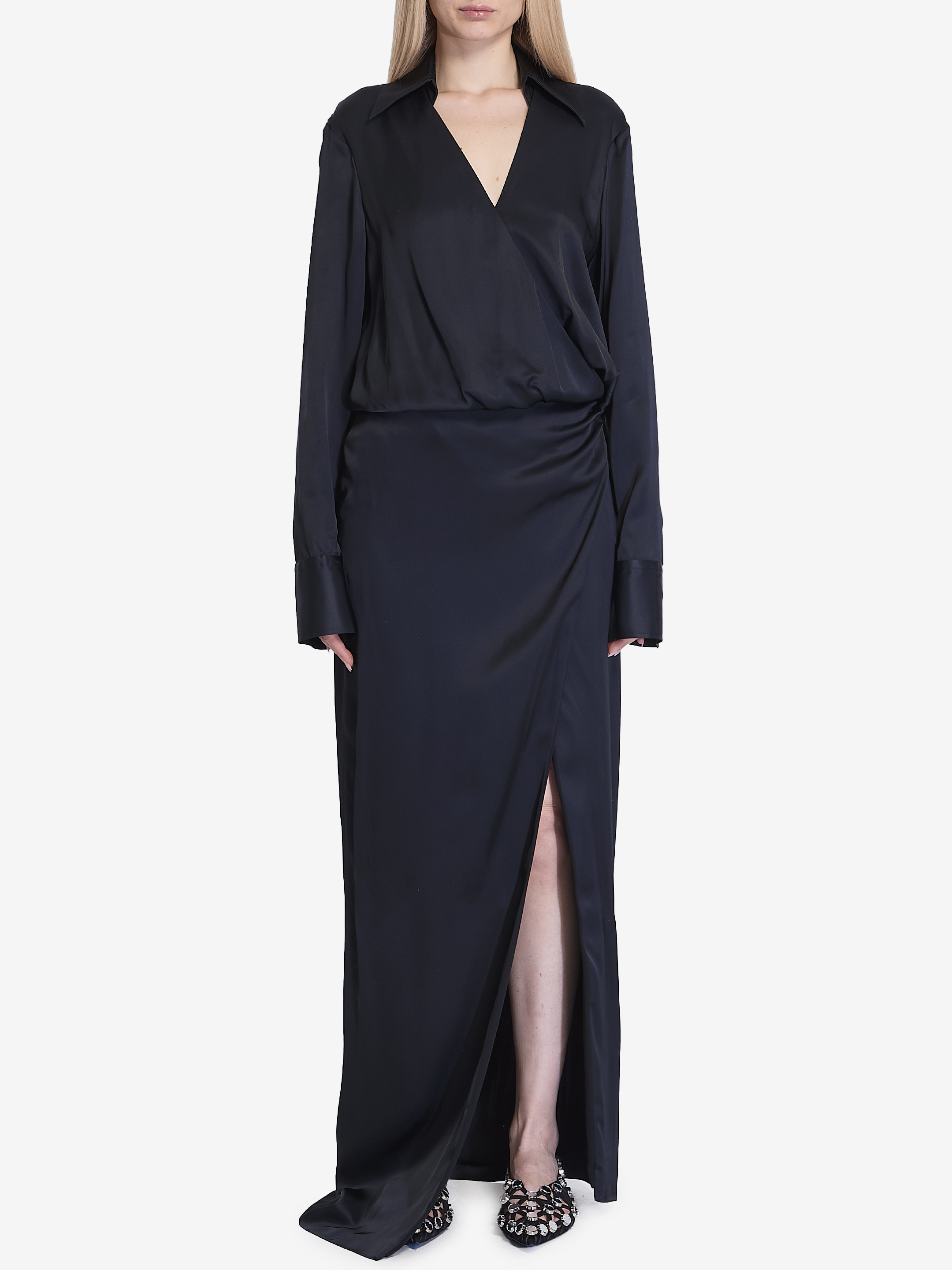 The Attico Long shirt dress