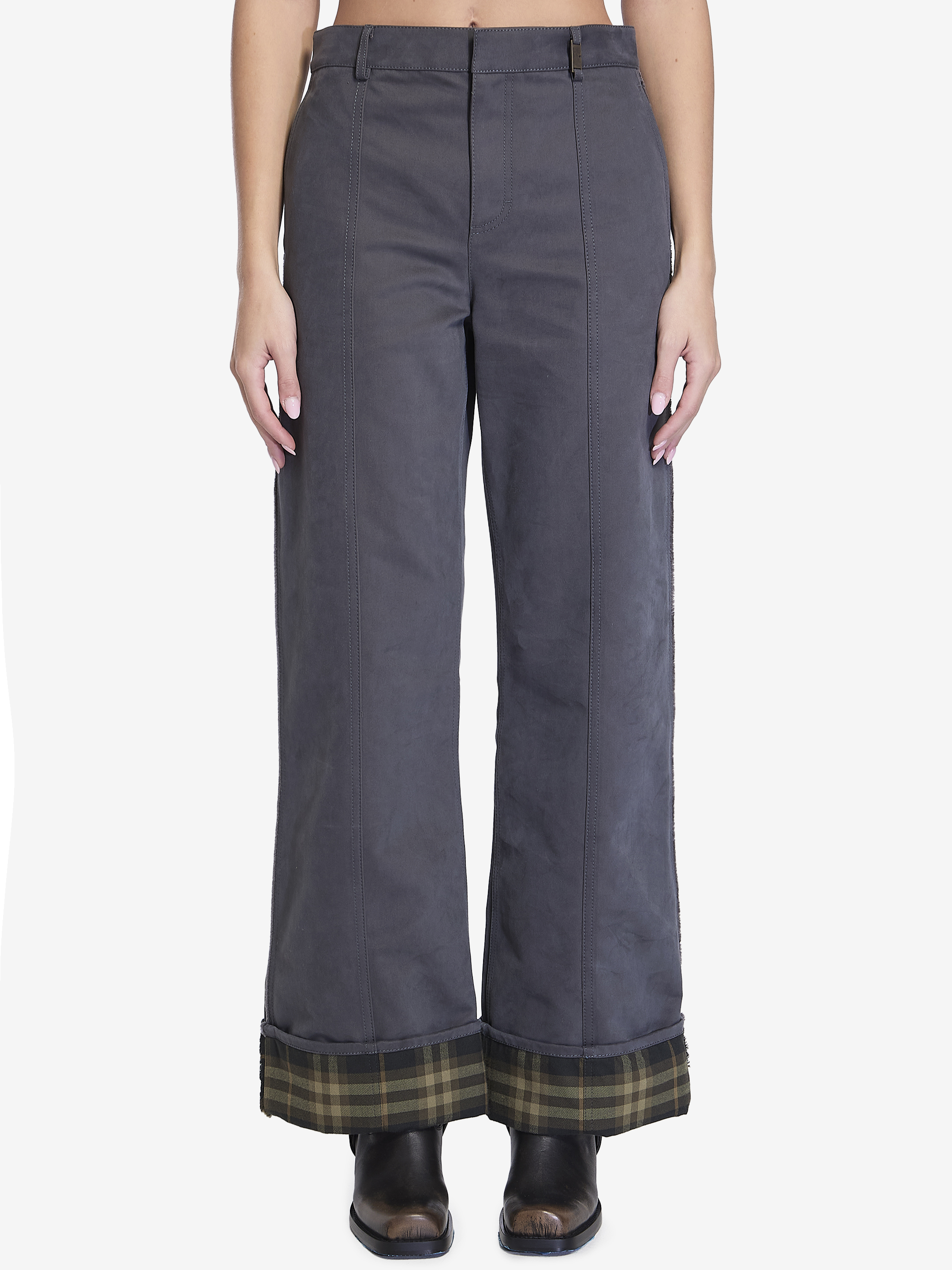 Burberry Trousers in cotton and nylon