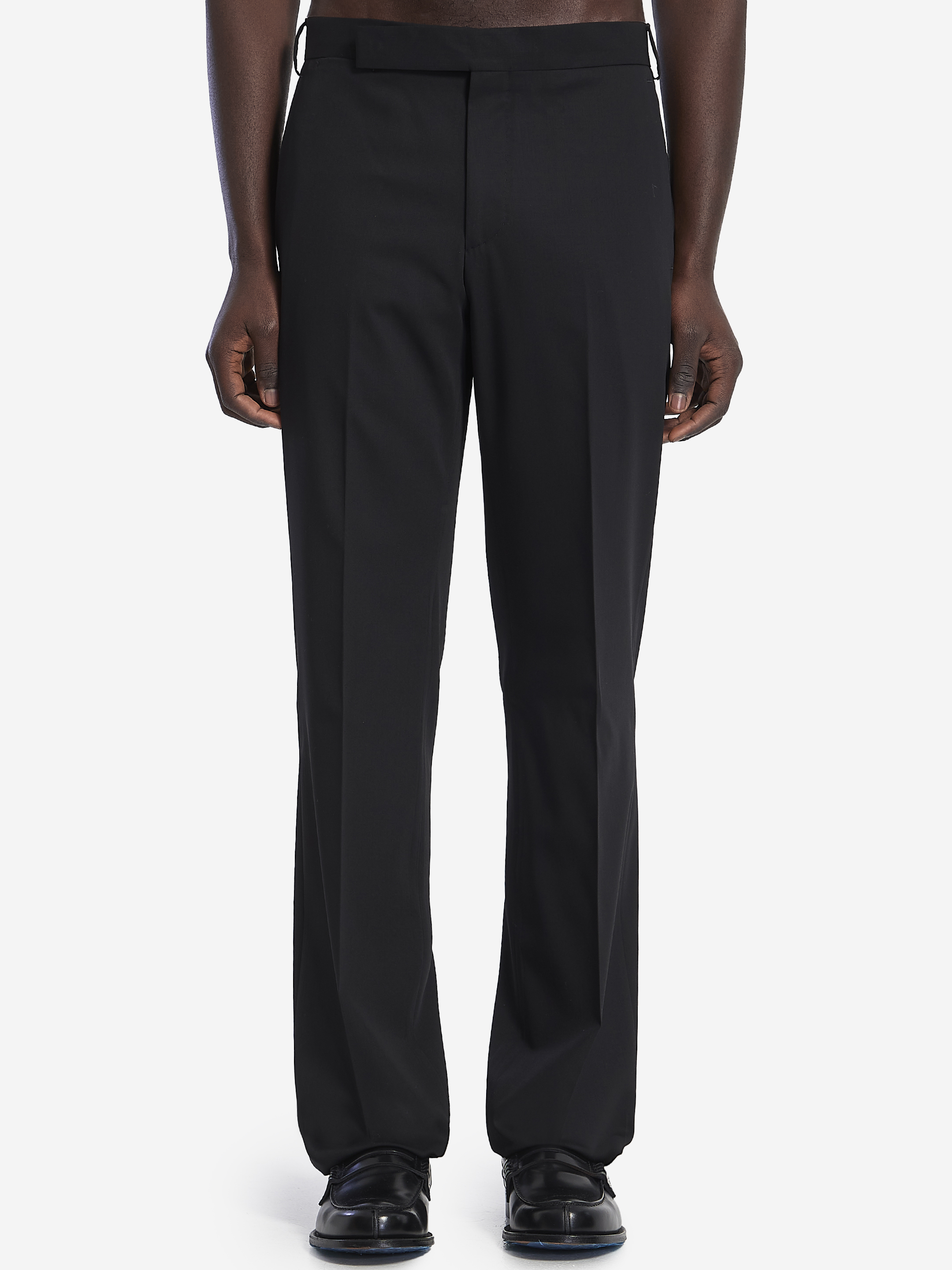 LARDINI Wool tailored trousers