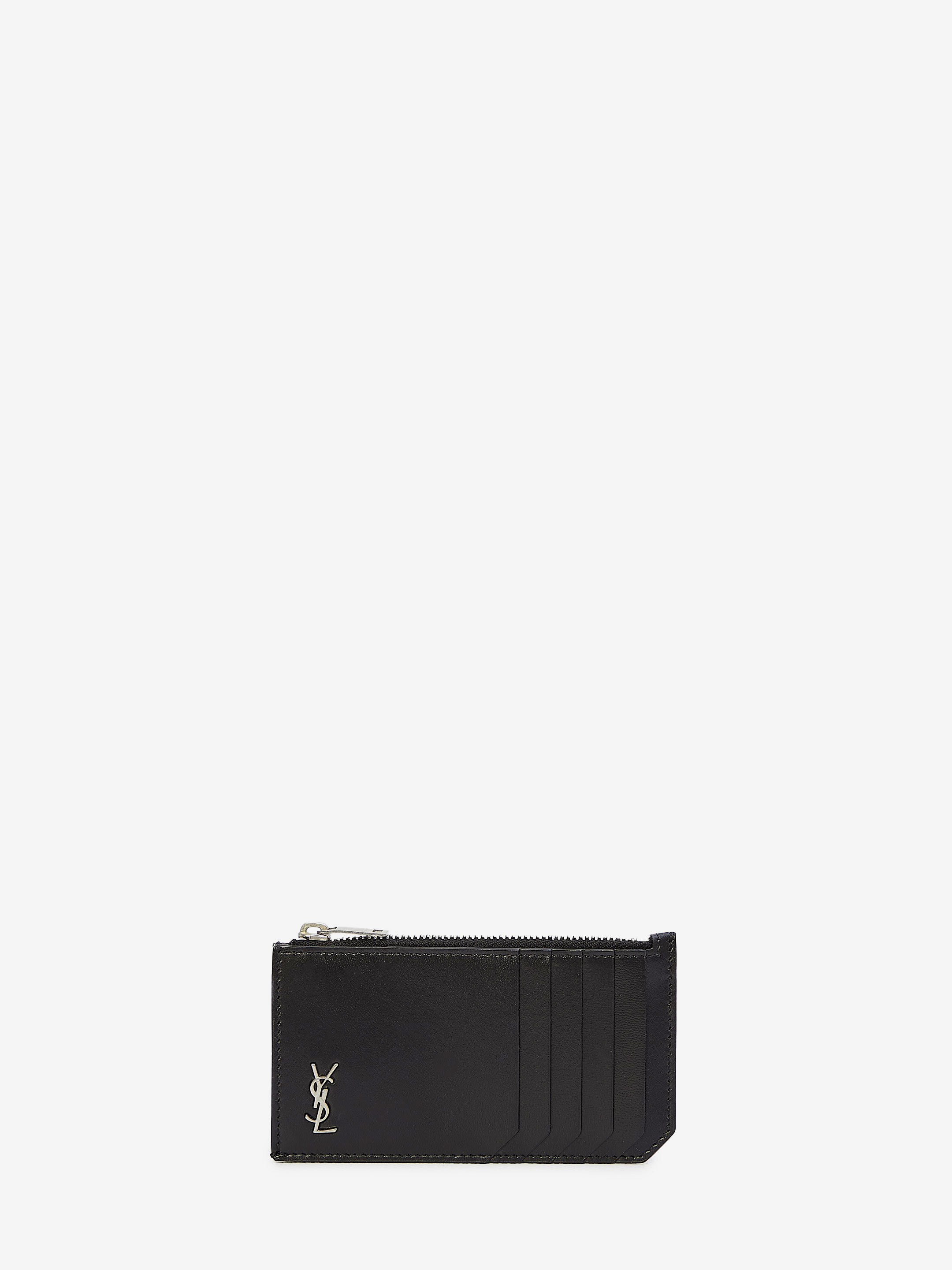 Saint Laurent Tiny Cassandre Fragments cardholder