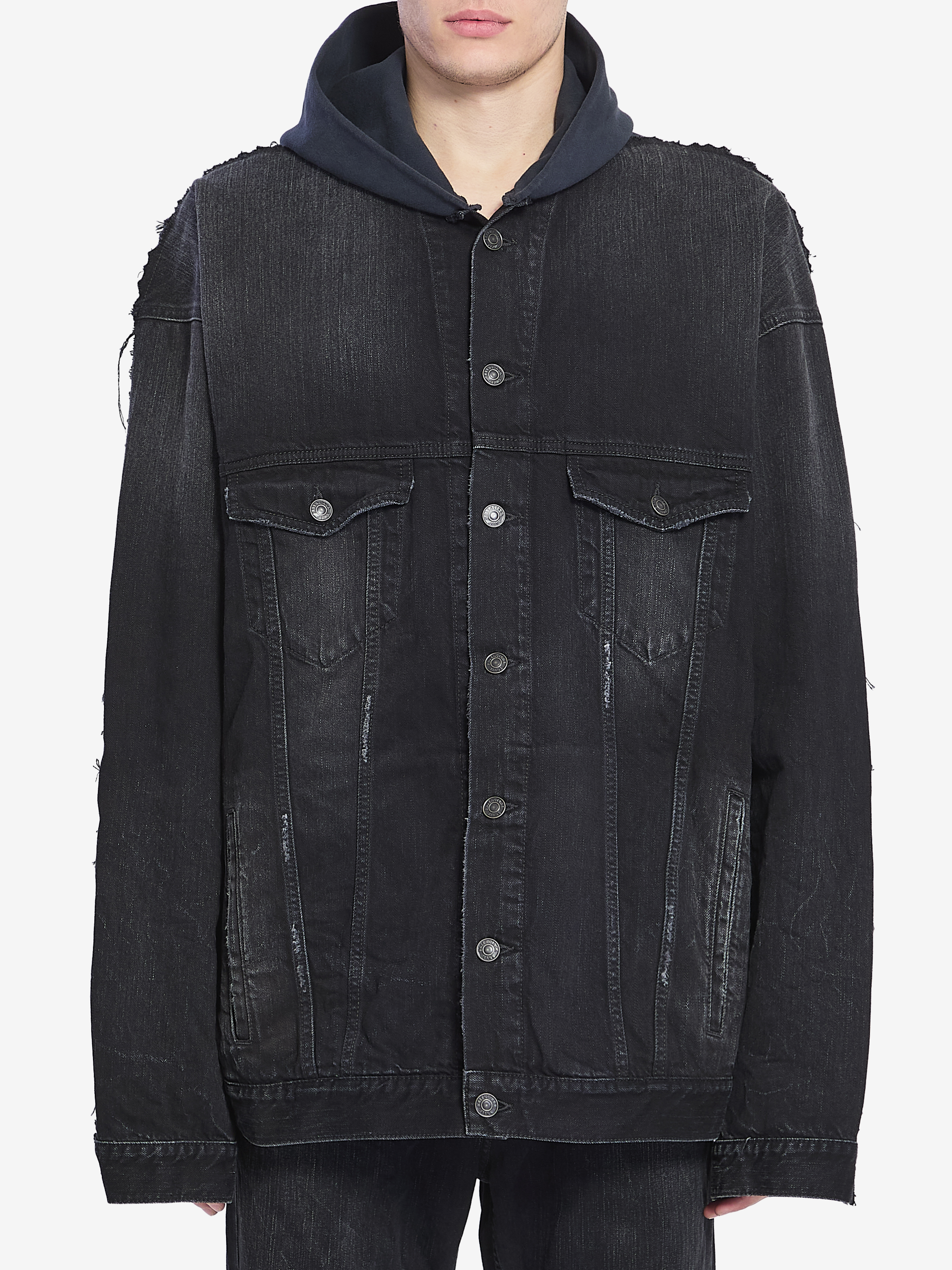 BALENCIAGA Oversized layered jacket