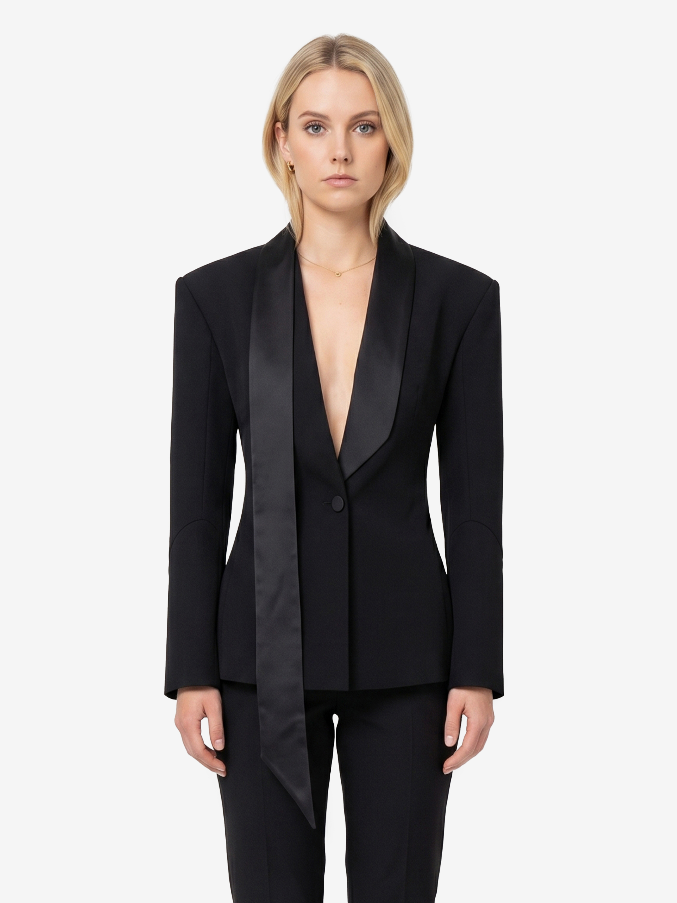 The Attico Singlebreasted tuxedo jacket