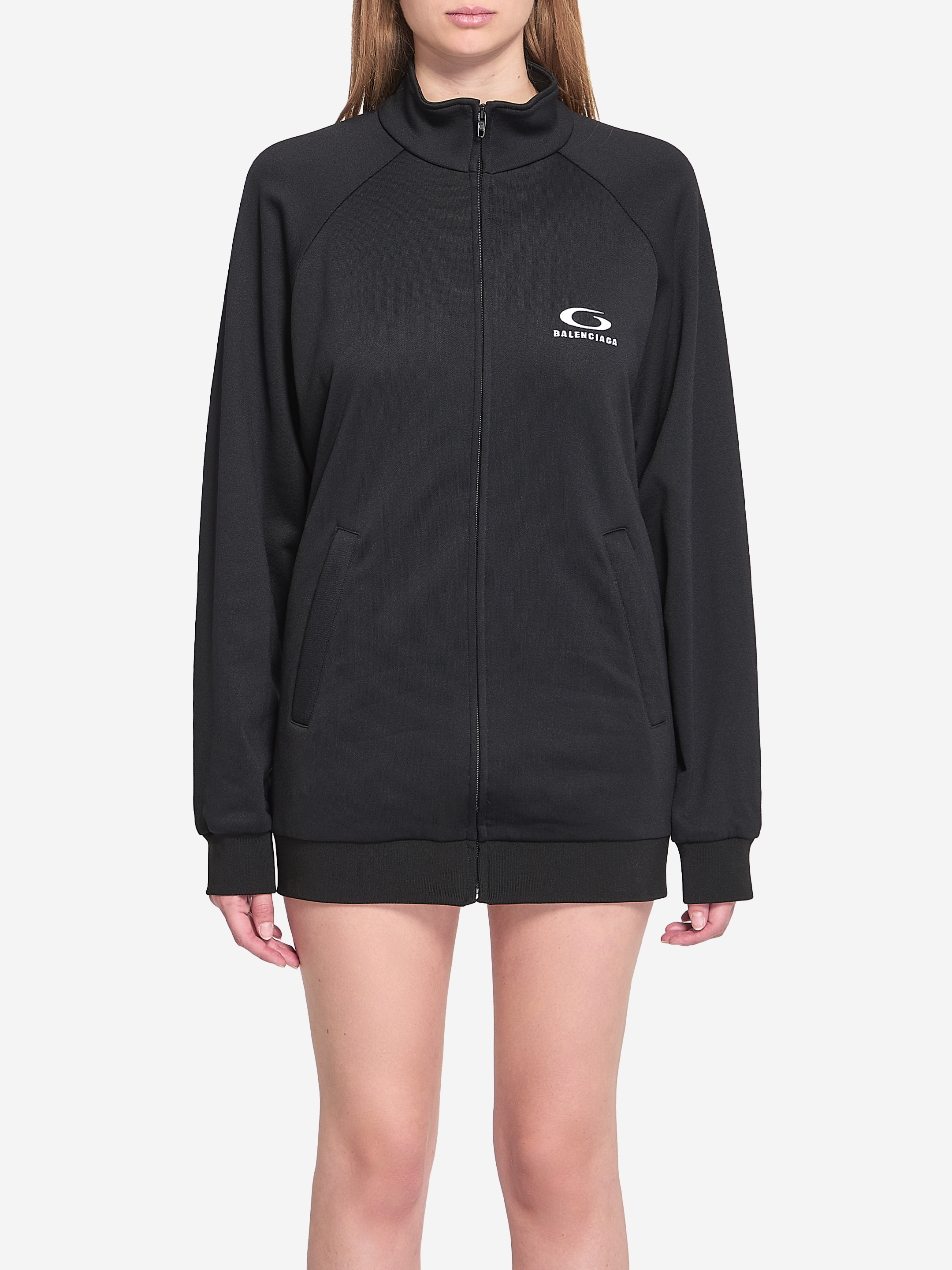 BALENCIAGA Tracksuit dress with cutout