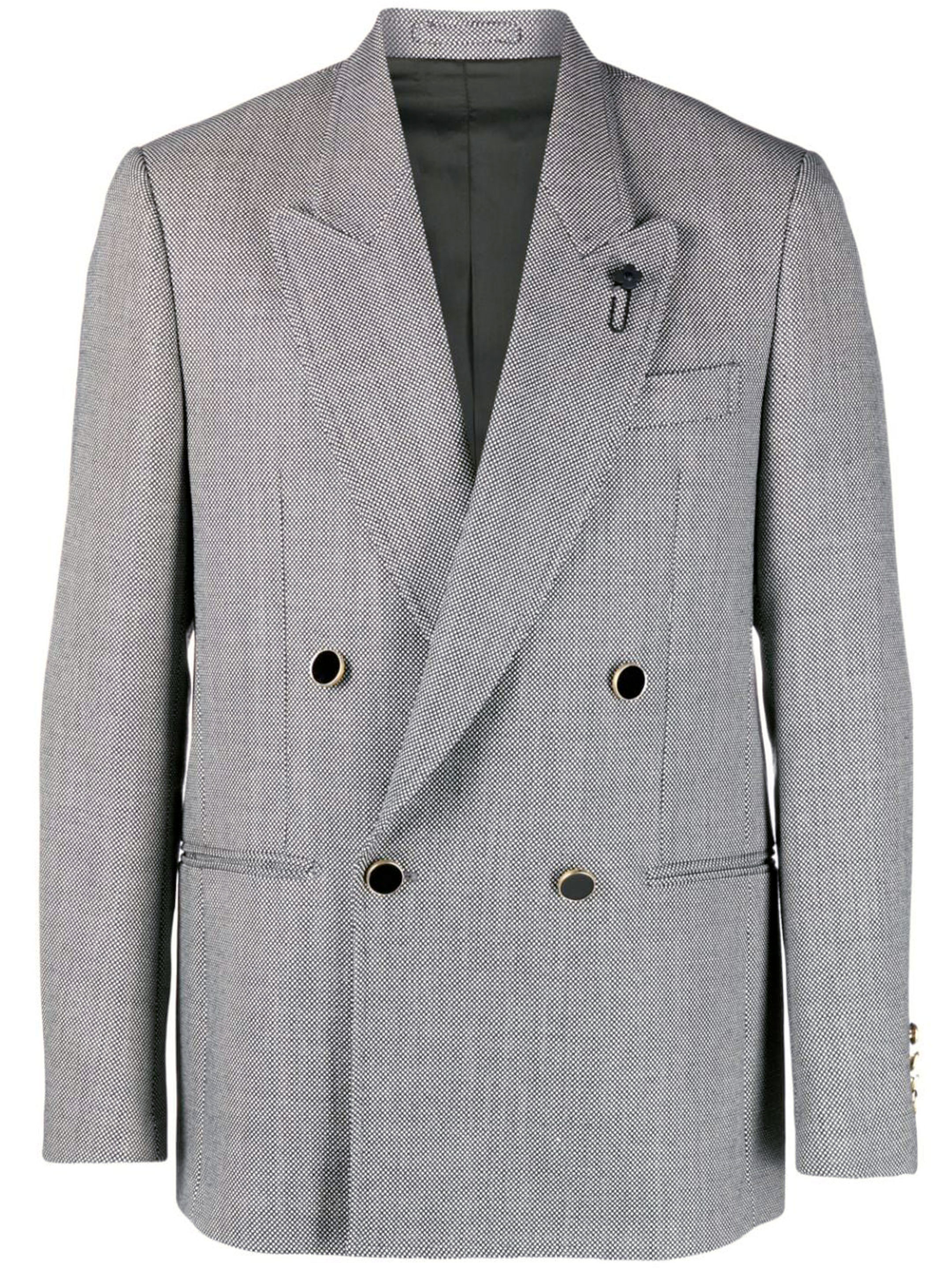 LARDINI Doublebreasted wool jacket