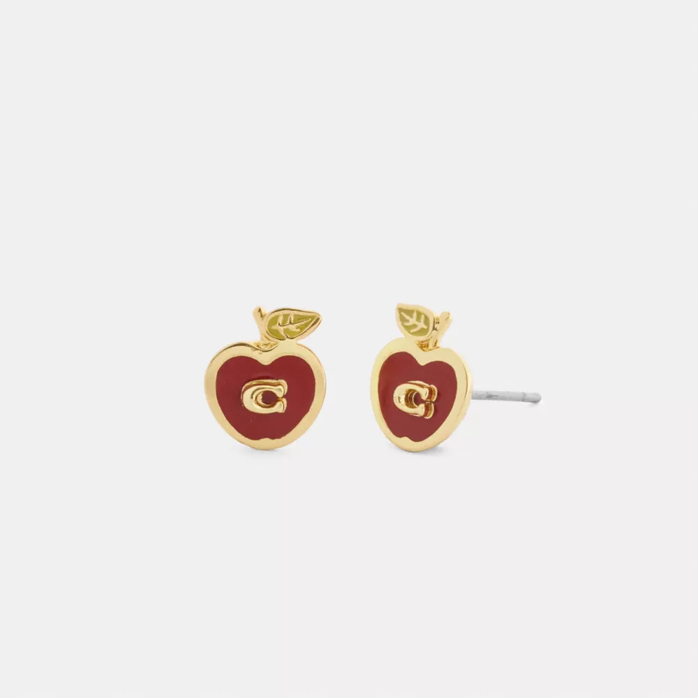 アップル スタッド ピアス