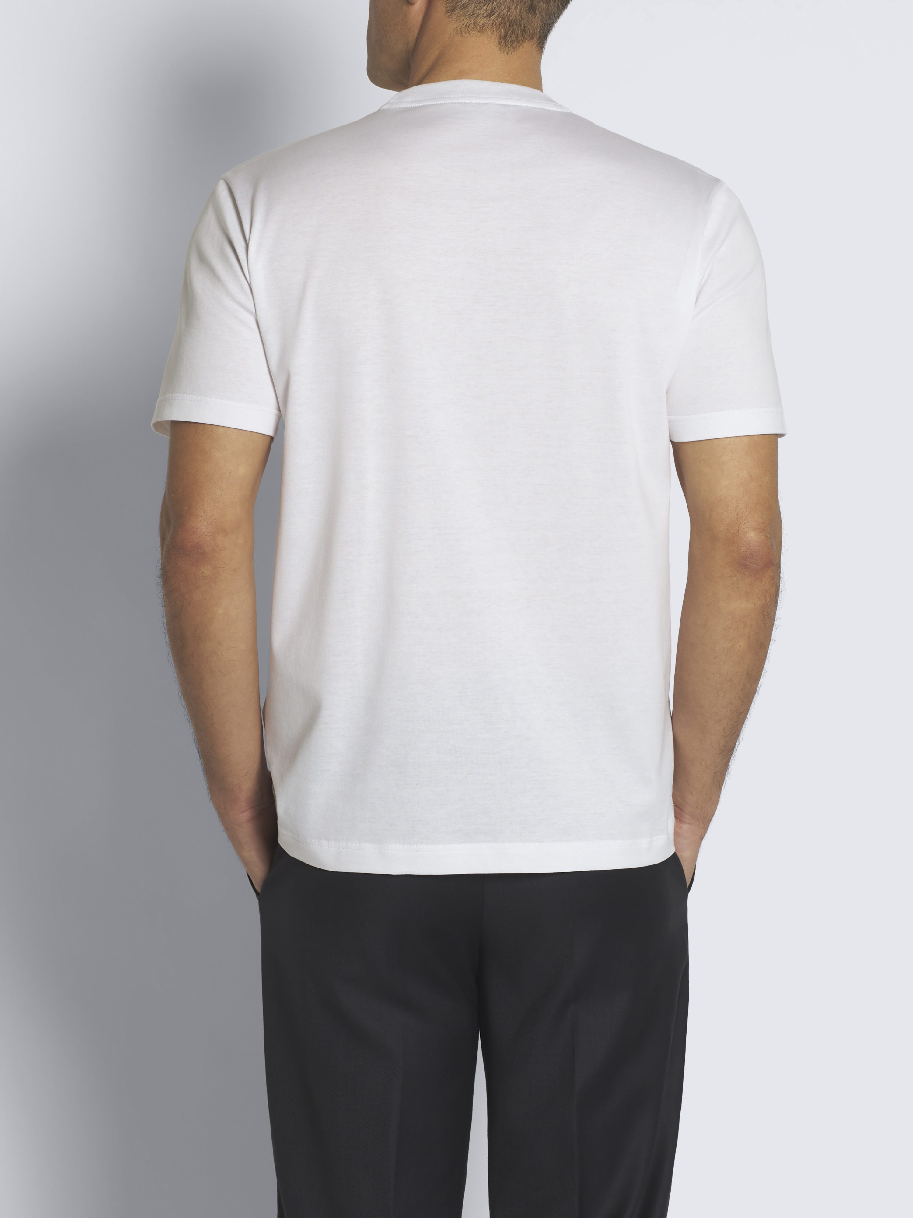 ホワイト ガスコットン Tシャツ
