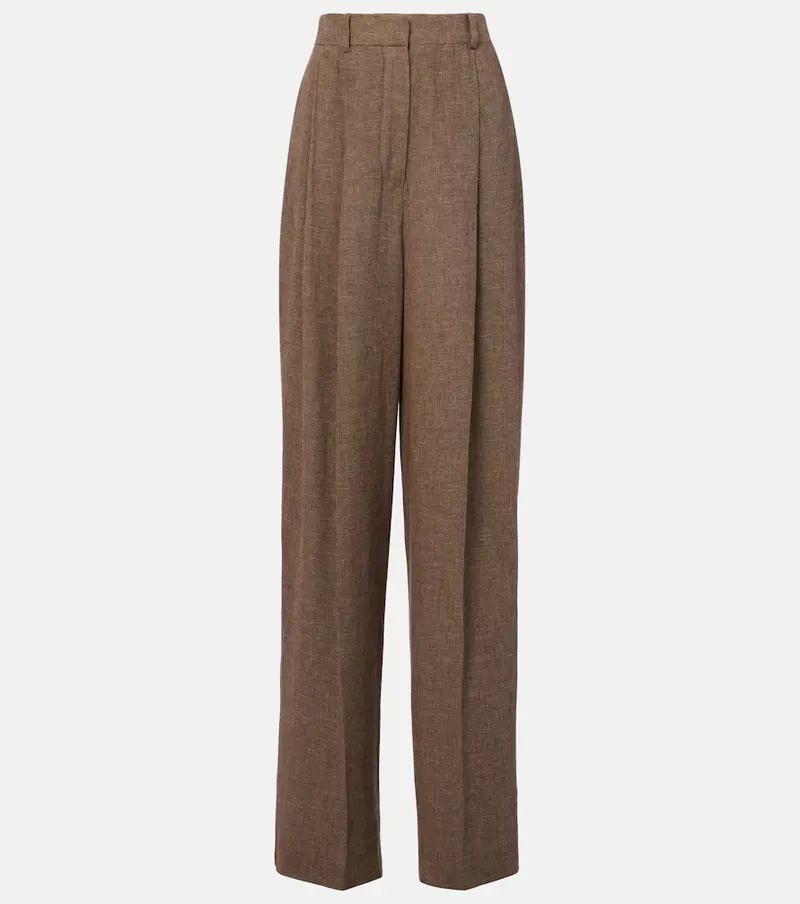 Loro Piana Loro Piana Linen wide-leg pants