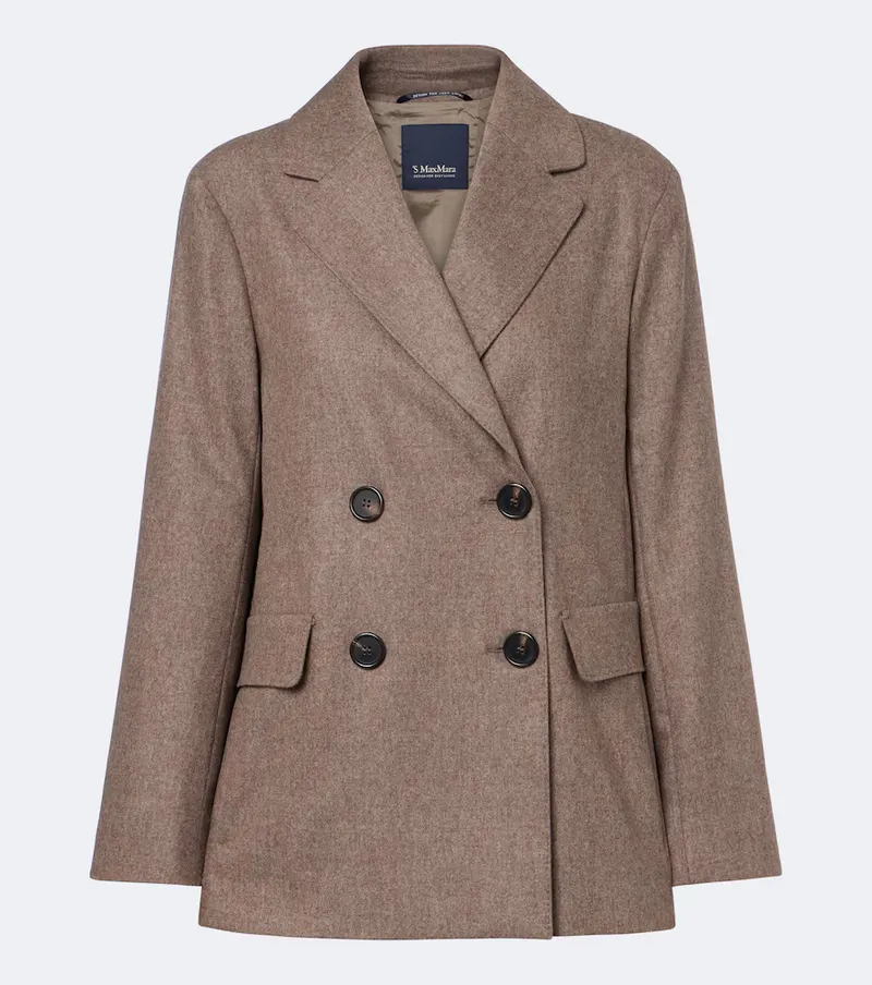 S Max Mara 'S Max Mara Double-breasted wool blazer