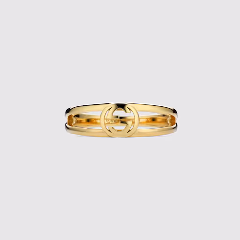 〔グッチ 〕2バンド 18K リング