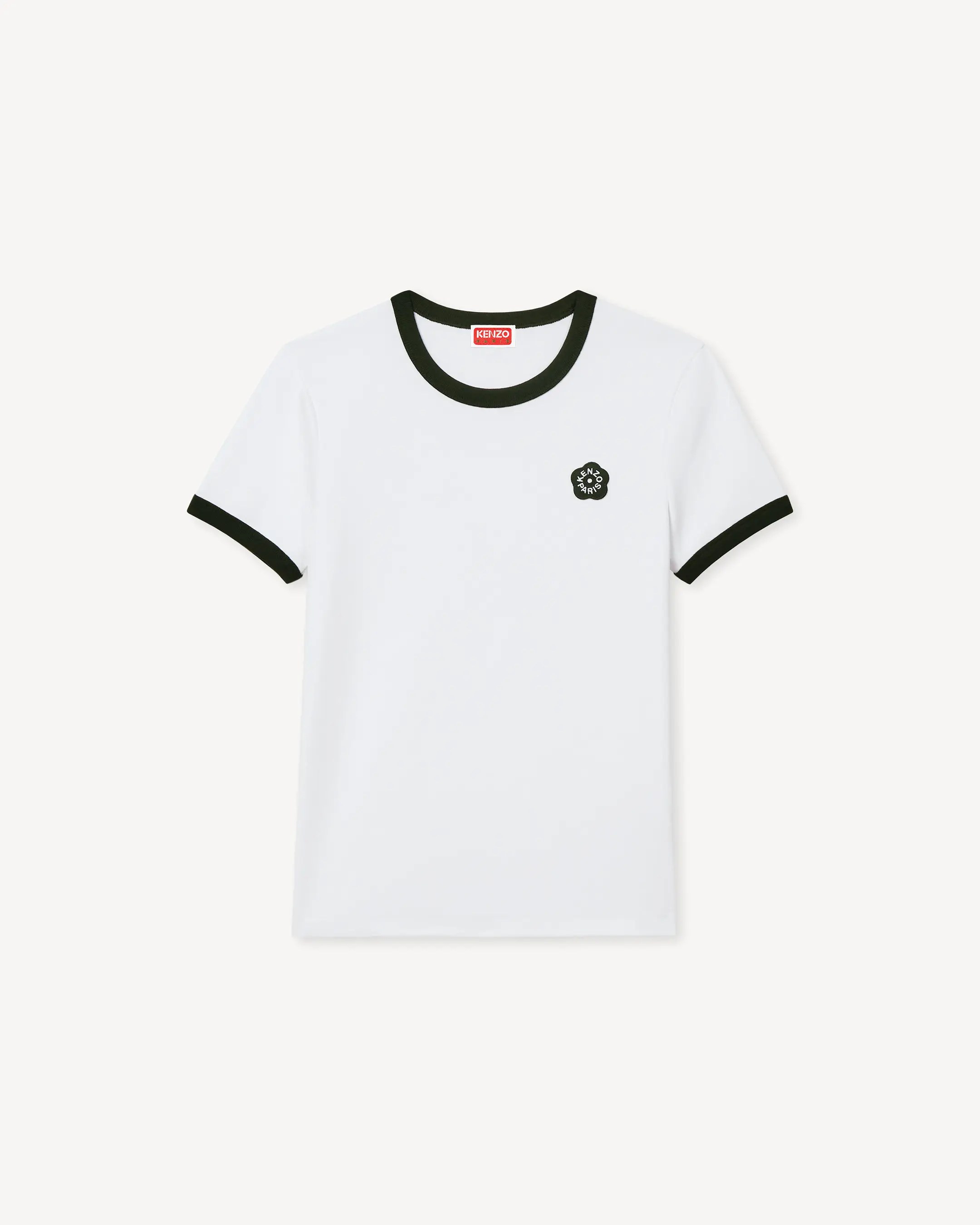 2.0' エンブロイダリー リブ Tシャツ