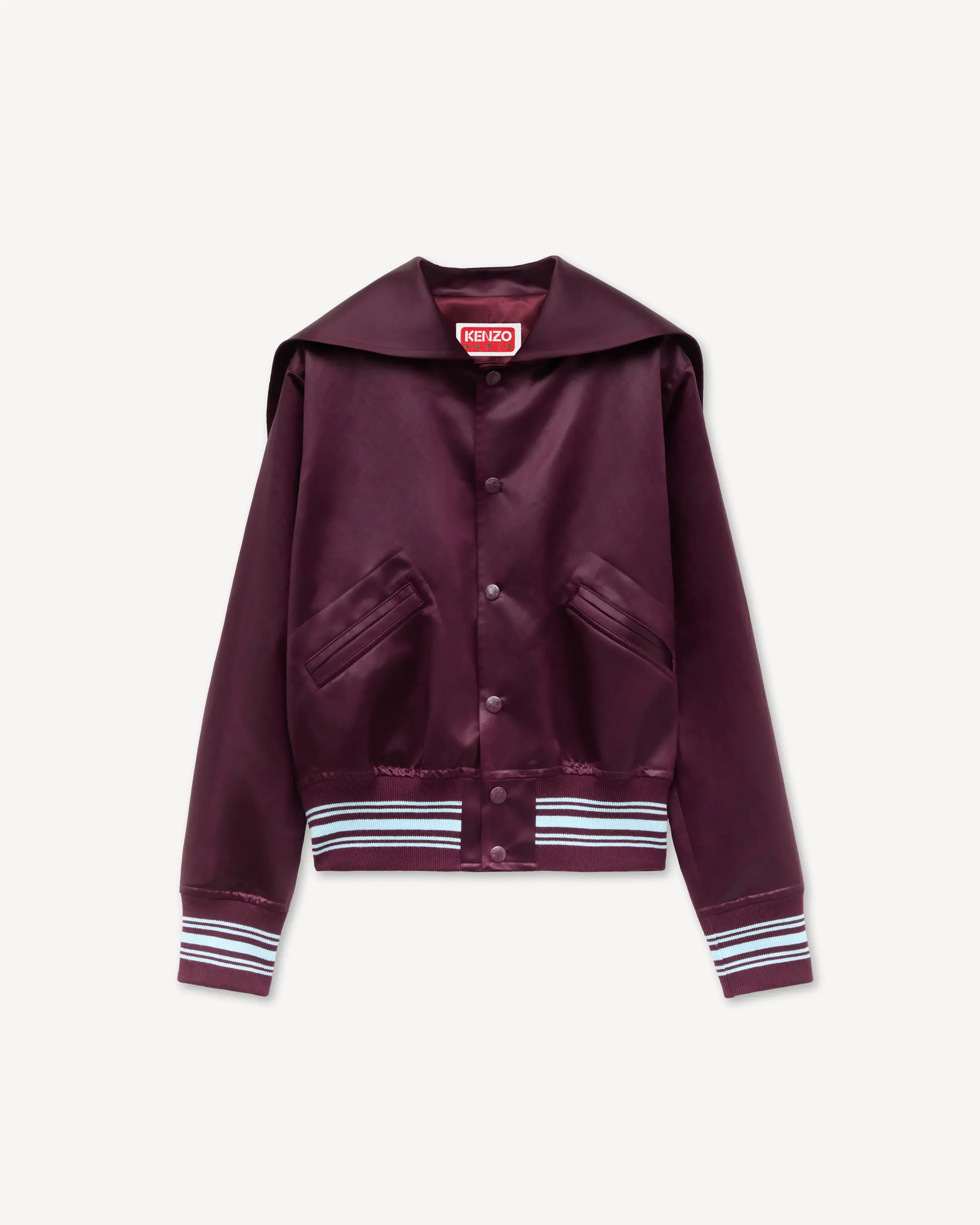 'KENZO クロップド ボンバー イン サテン