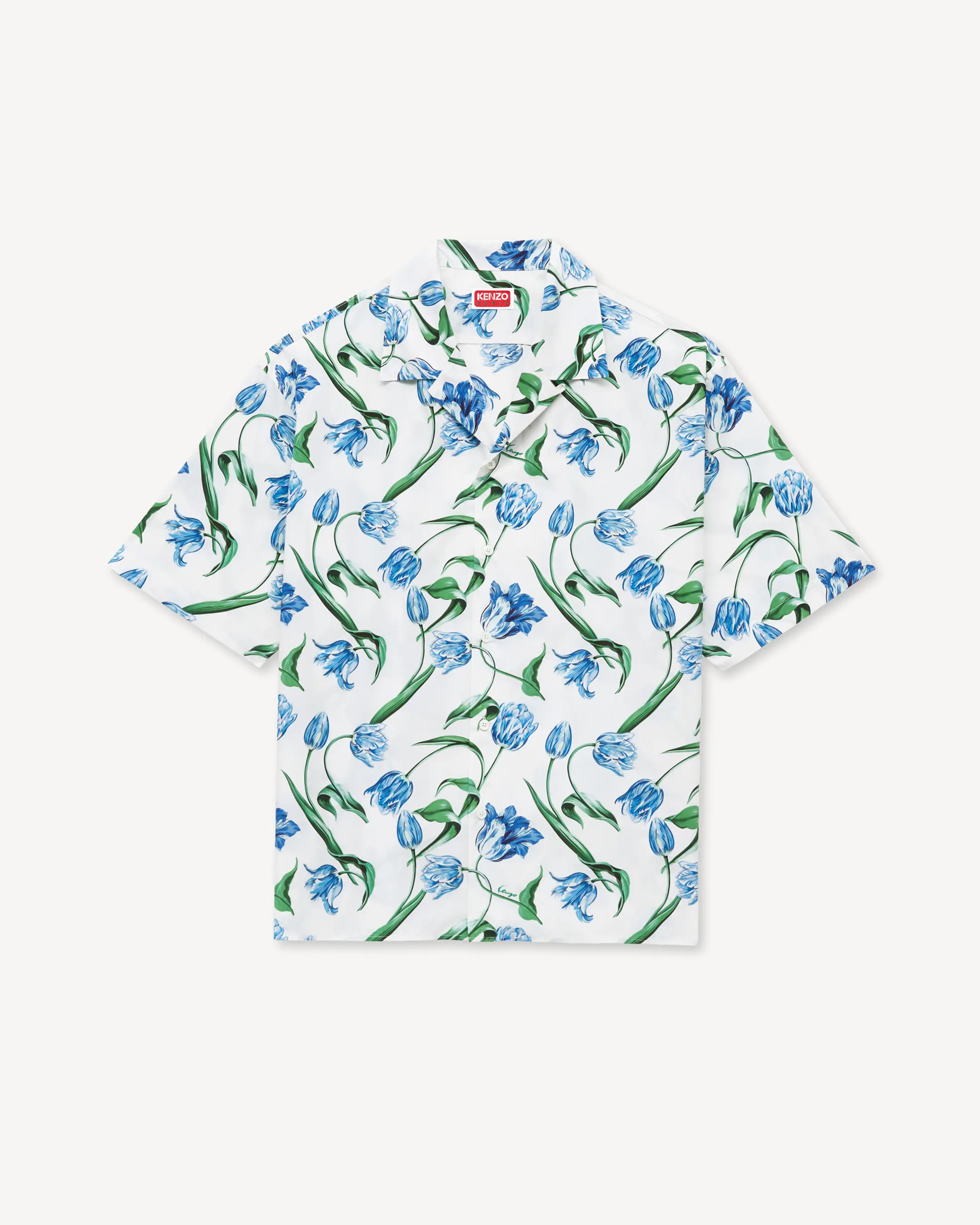 'KENZO ハワイアン ショートスリーブ シャツ イン コットン