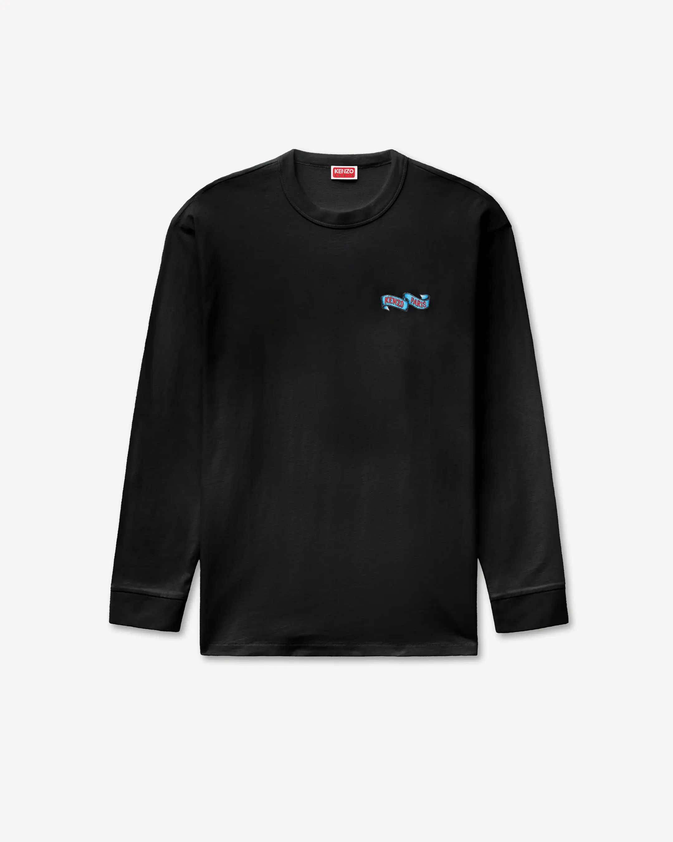 'KENZO Jumping ロングスリーブ Tシャツ イン コットン