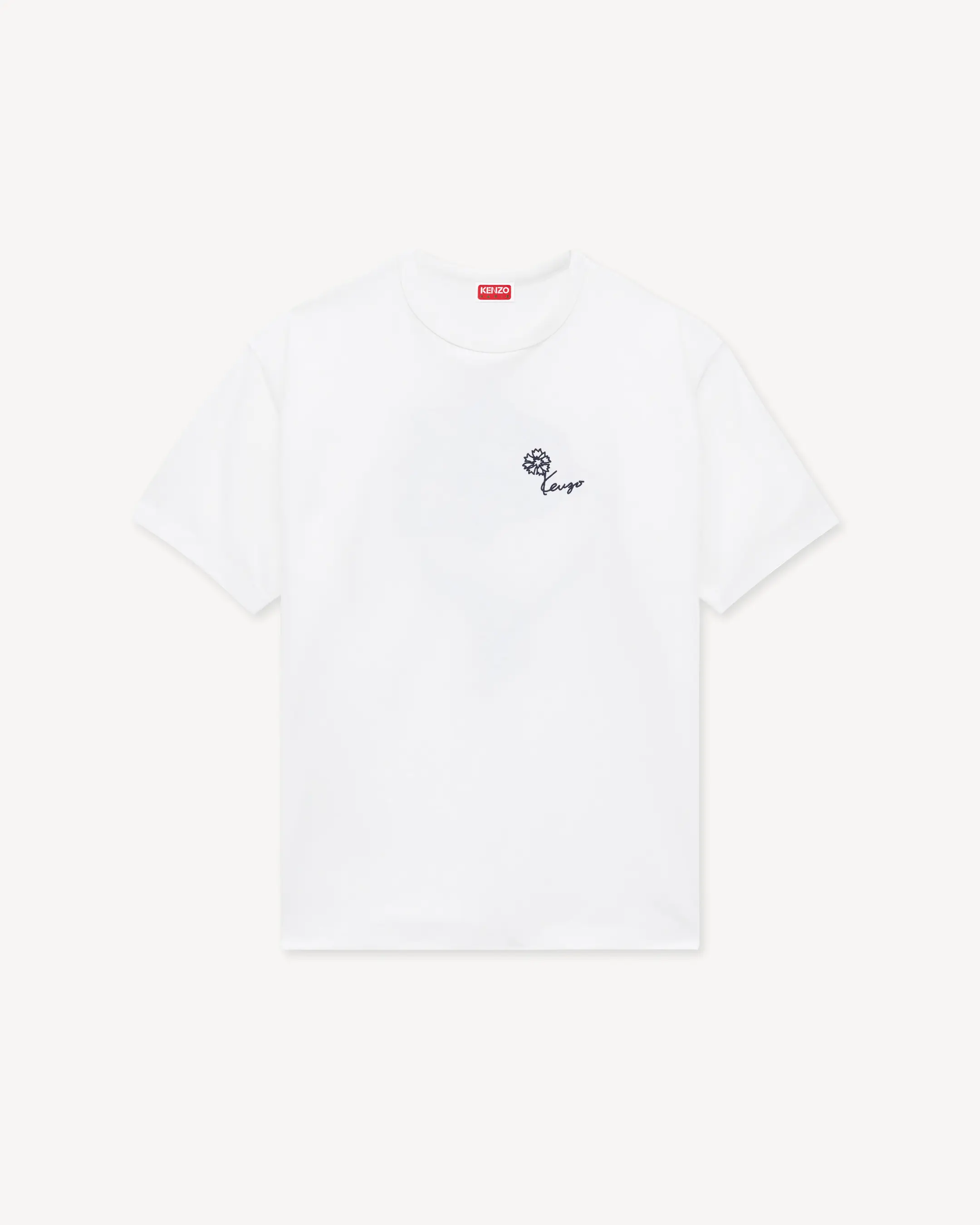 'KENZO エンブロイダリー Tシャツ イン コットン