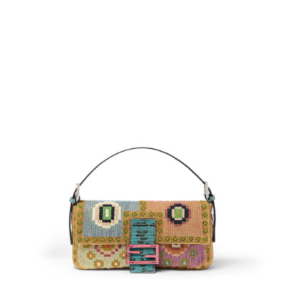 マルチカラー Re Editionバッグ 刺繍