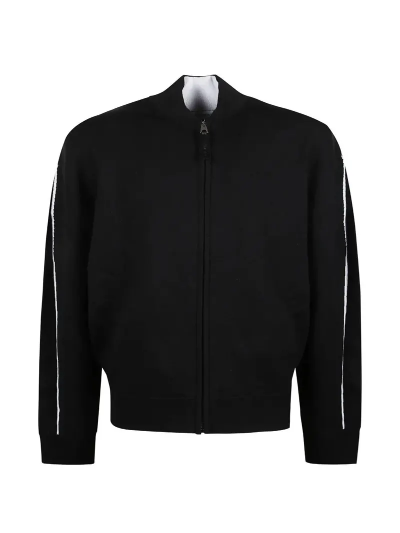 GIVENCHY Givenchy `Couture` Seam Zipped Cardigan