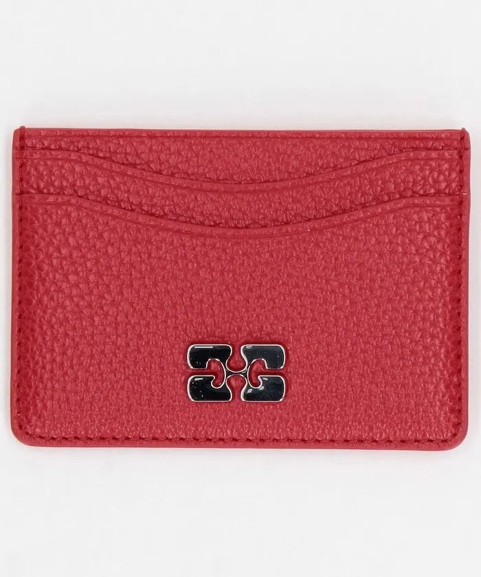 Ganni Bou Card Holder Grained / B3010246