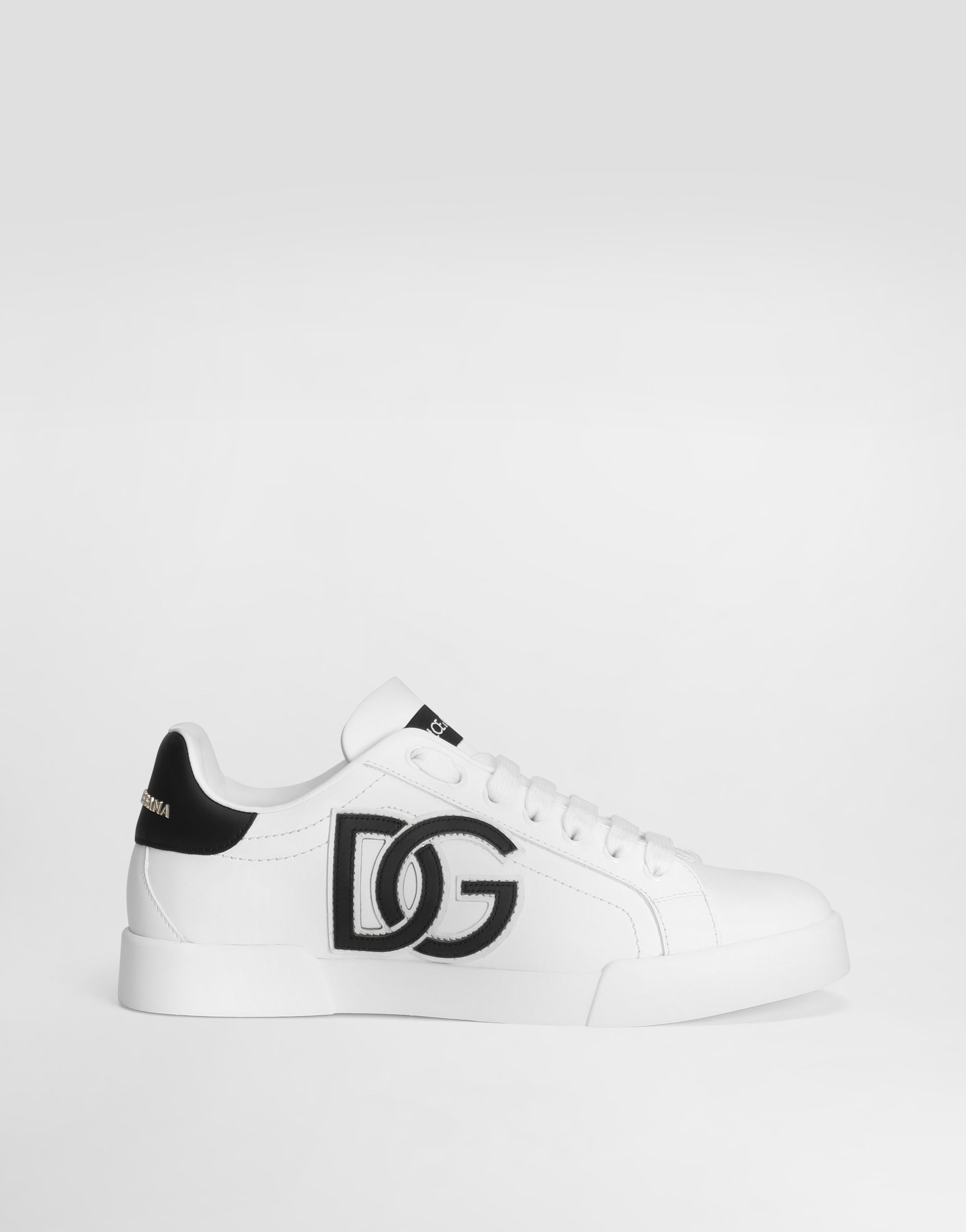 Calfskin sneakers with DG logo
