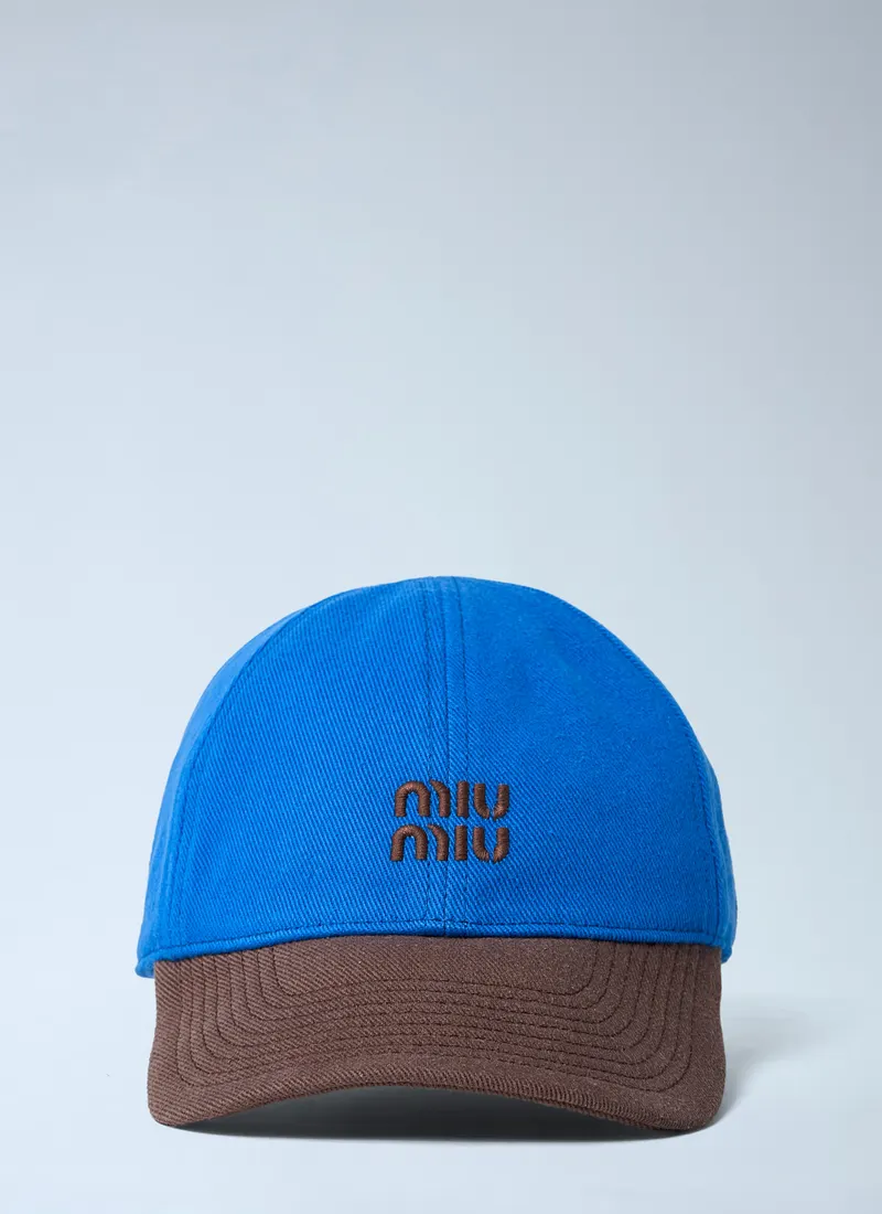 Miu Miu Miu Miu Logo Motif Baseball Cap