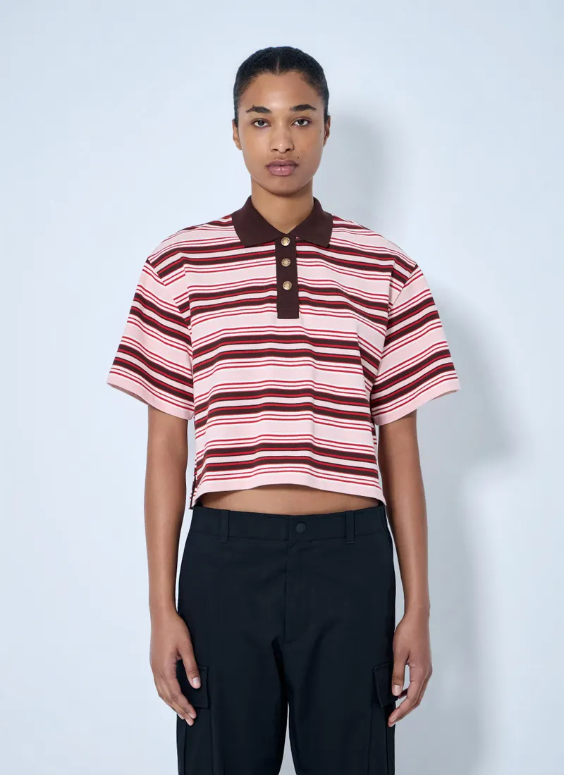 MONCLER Moncler Striped Polo Shirt