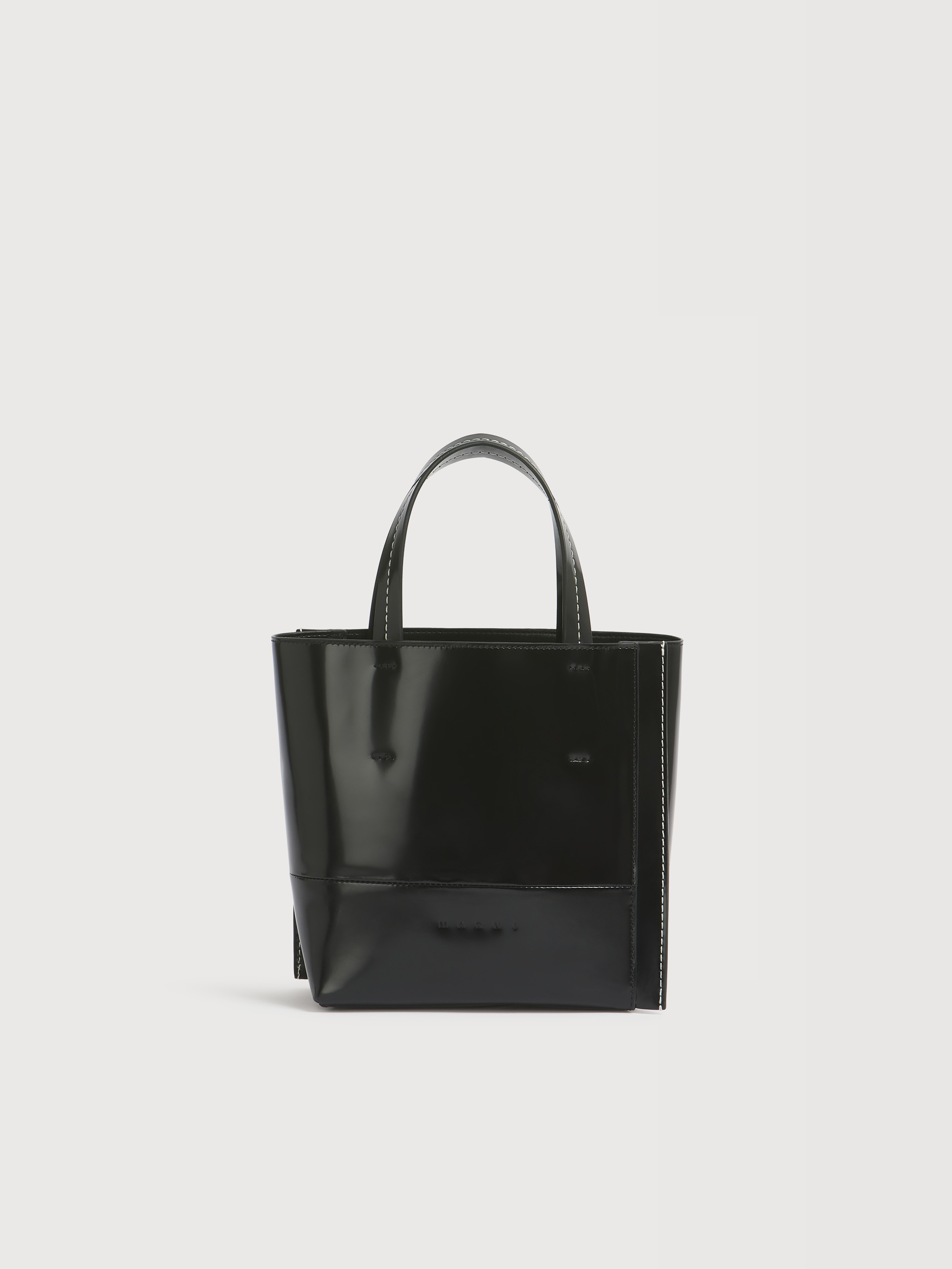 ブラックレザー スモール Edgeバッグ