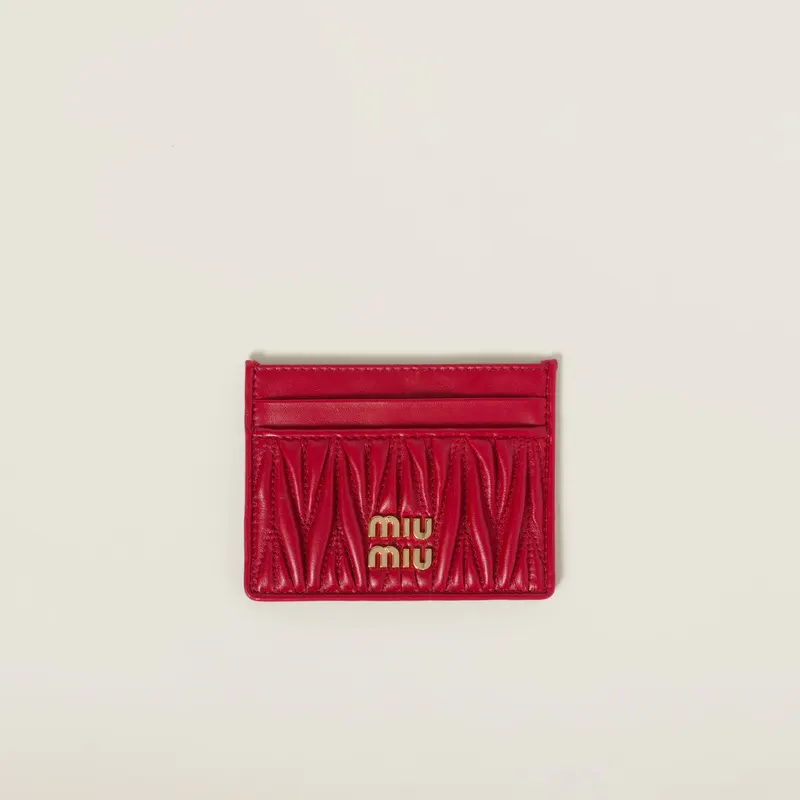 Miu Miu マテラッセレザー カードケース