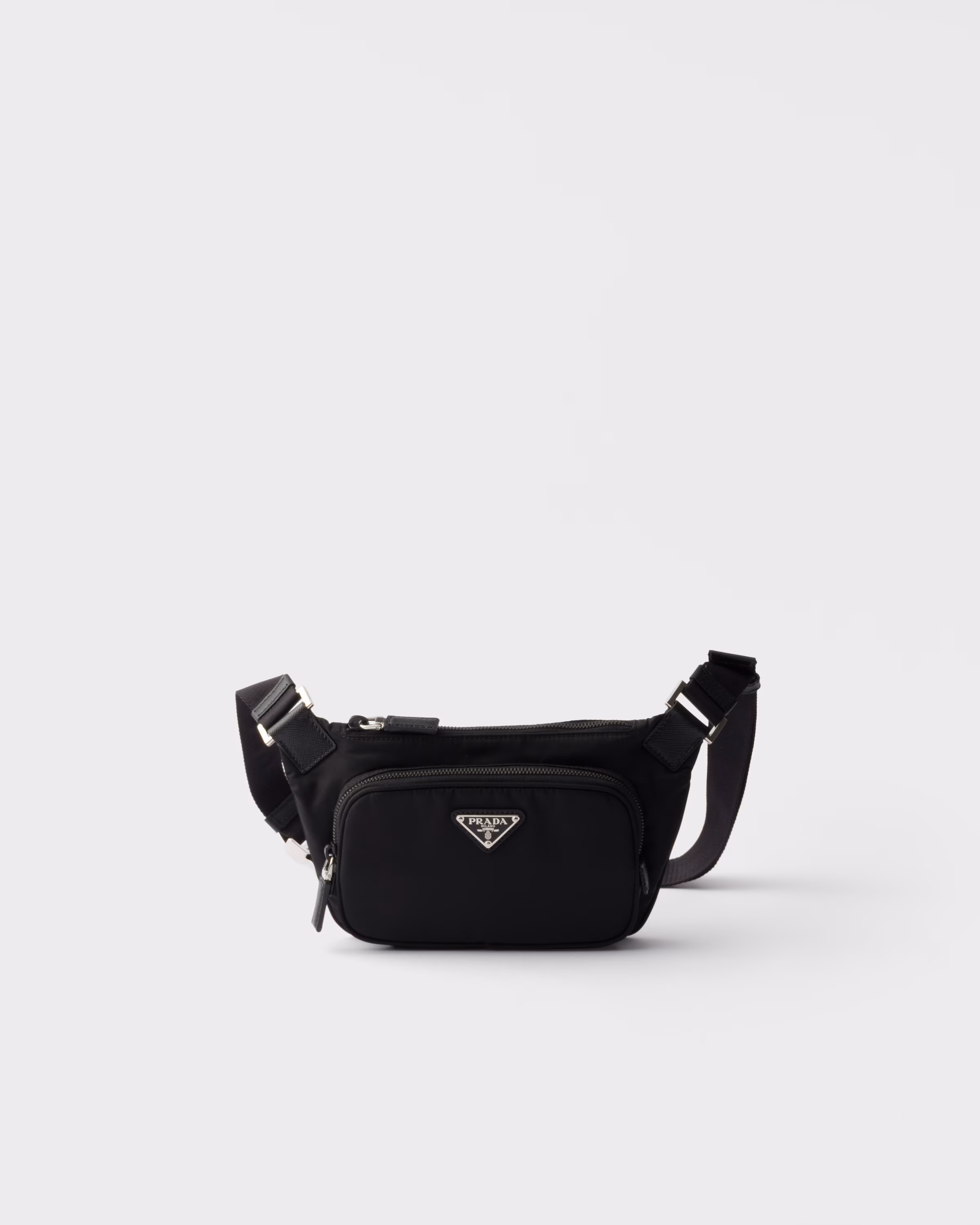 Re-Nylon xサフィアーノレザー ショルダーバッグ